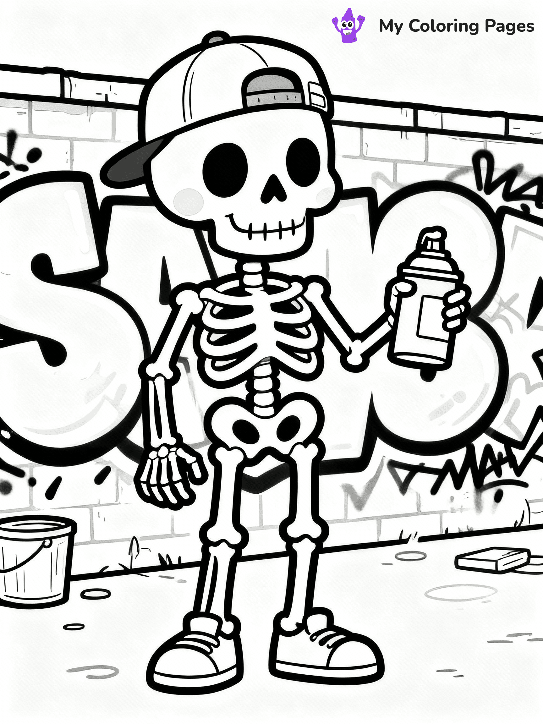 Graffiti Coloring Pages - 23