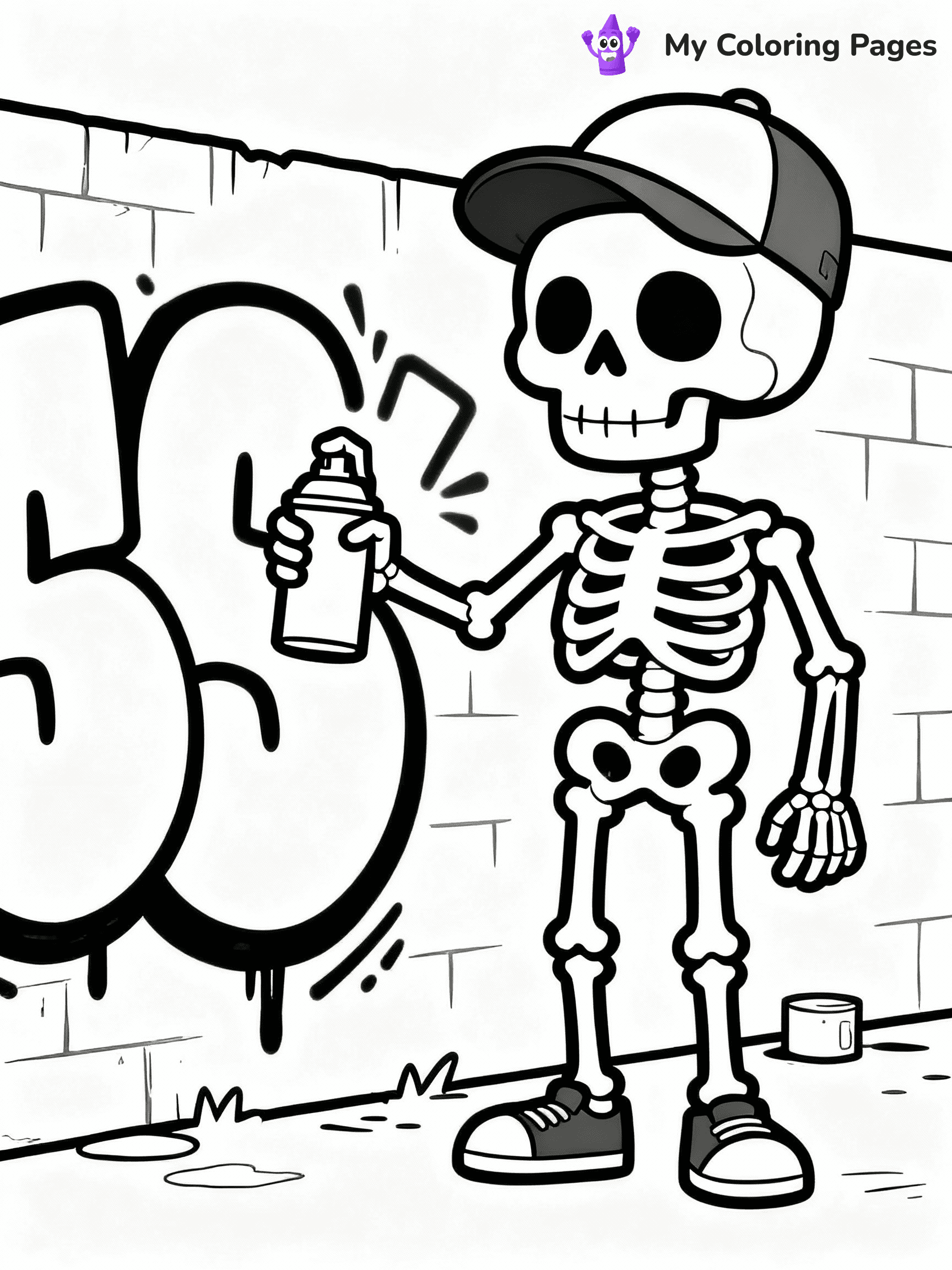 Graffiti Coloring Pages - 22