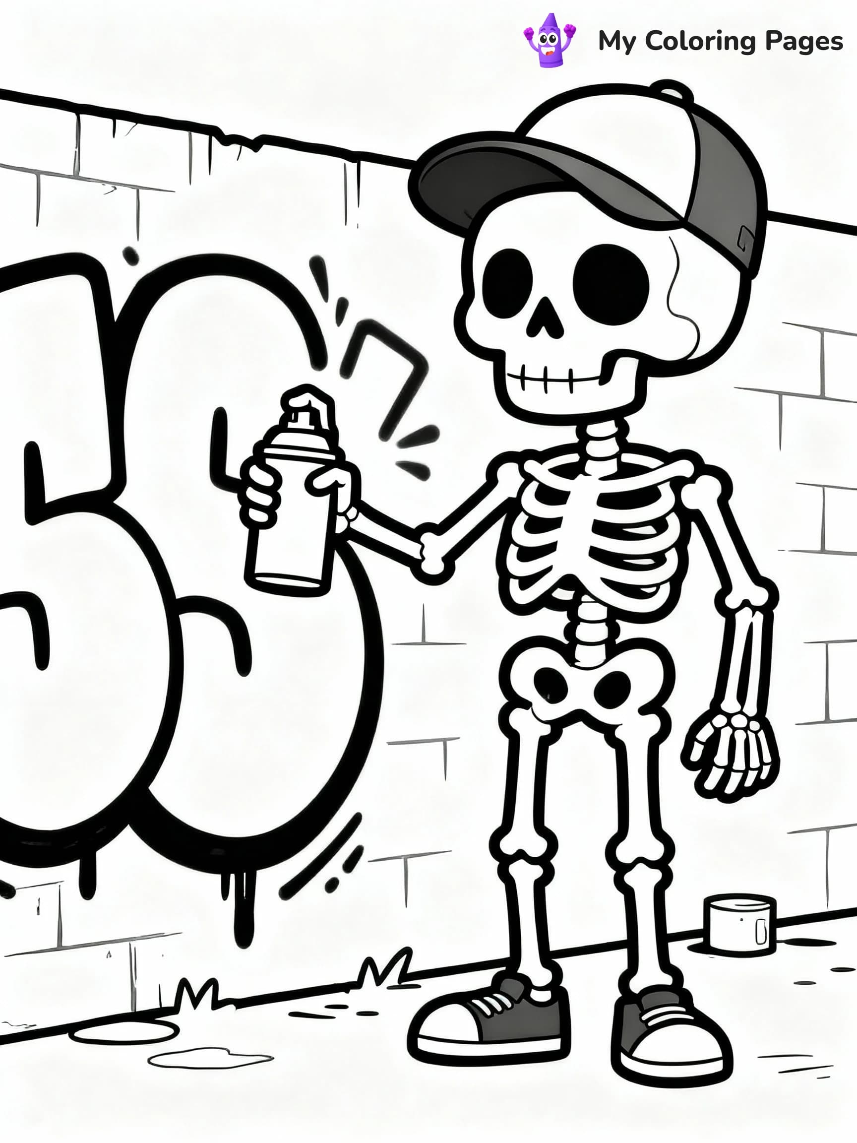 Graffiti Coloring Pages - 22