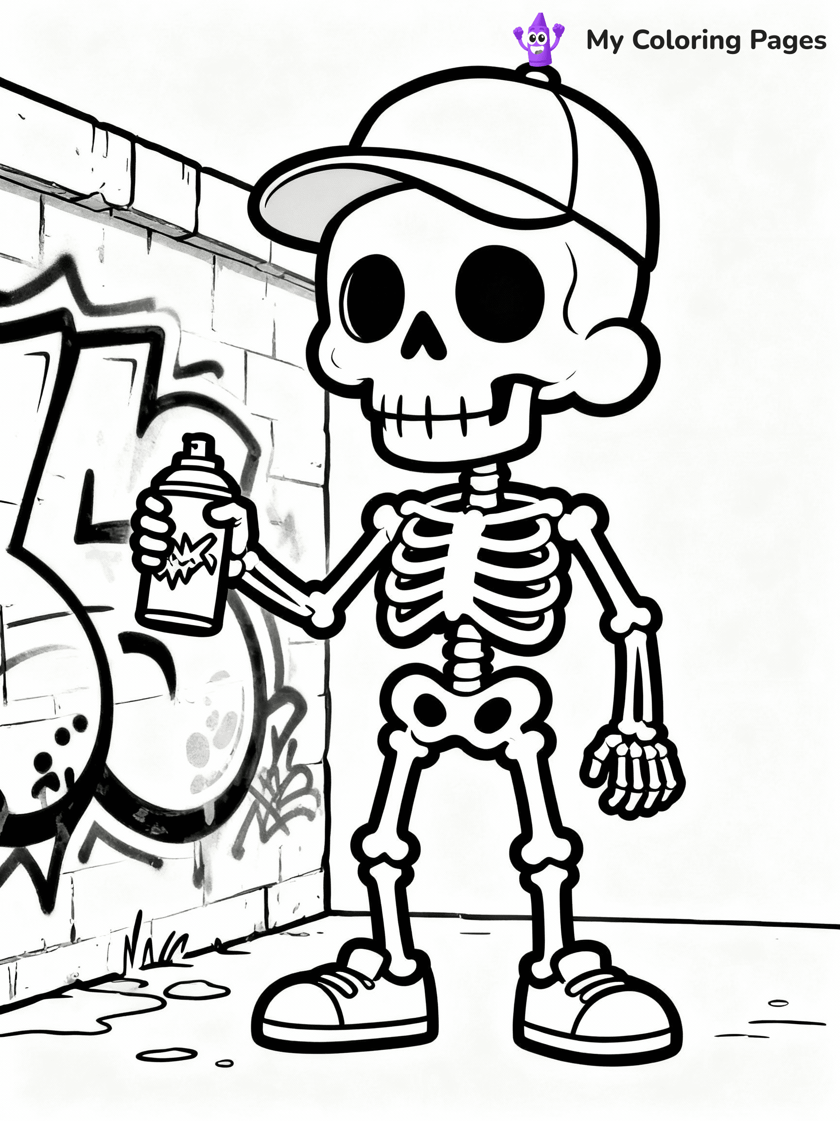 Graffiti Coloring Pages - 20
