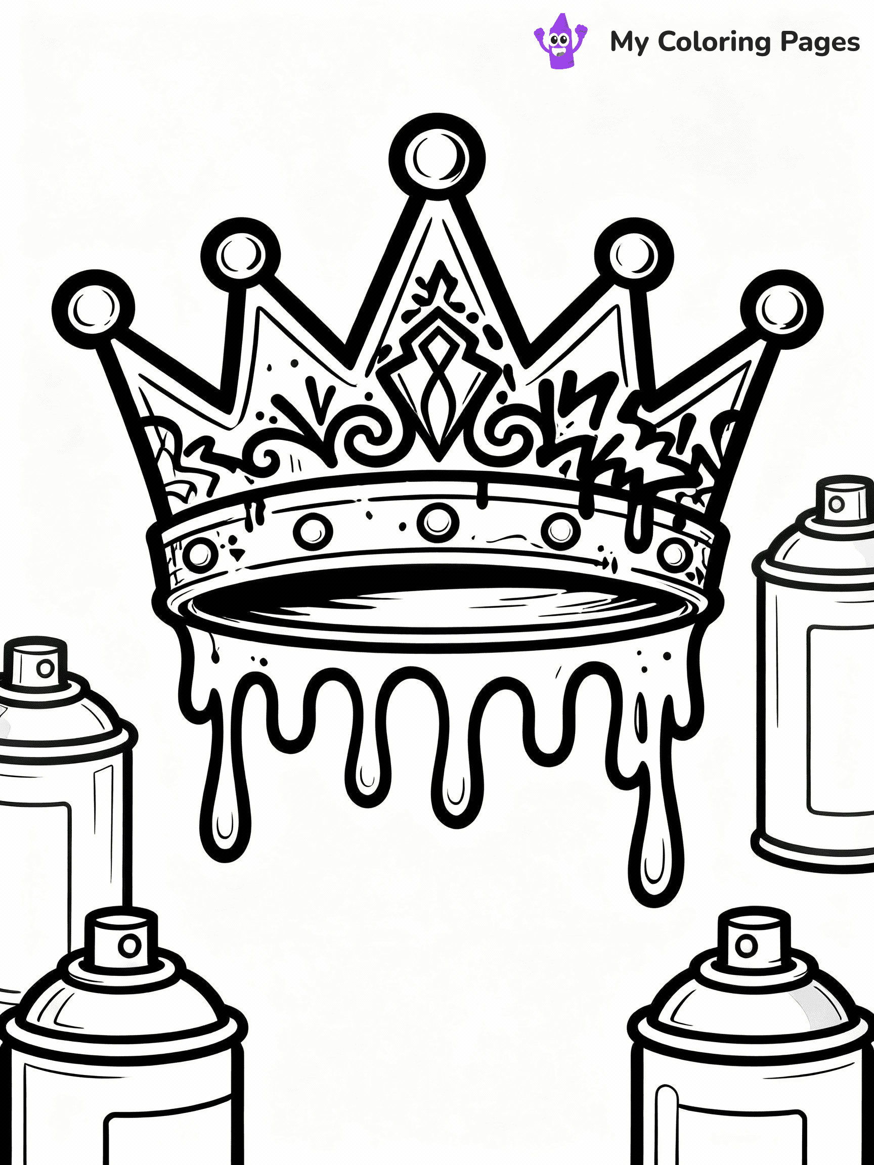 Graffiti Coloring Pages - 19