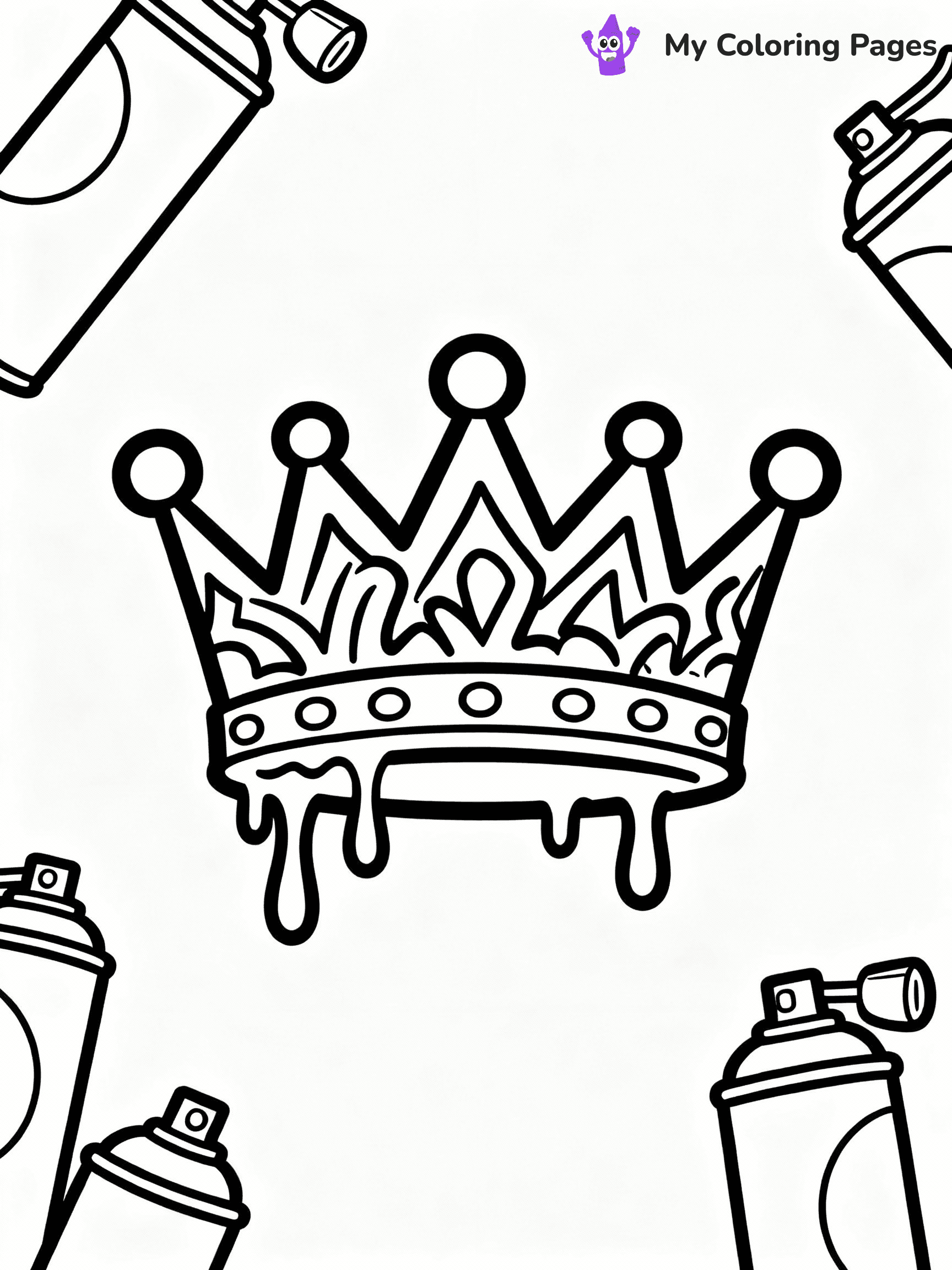 Graffiti Coloring Pages - 18