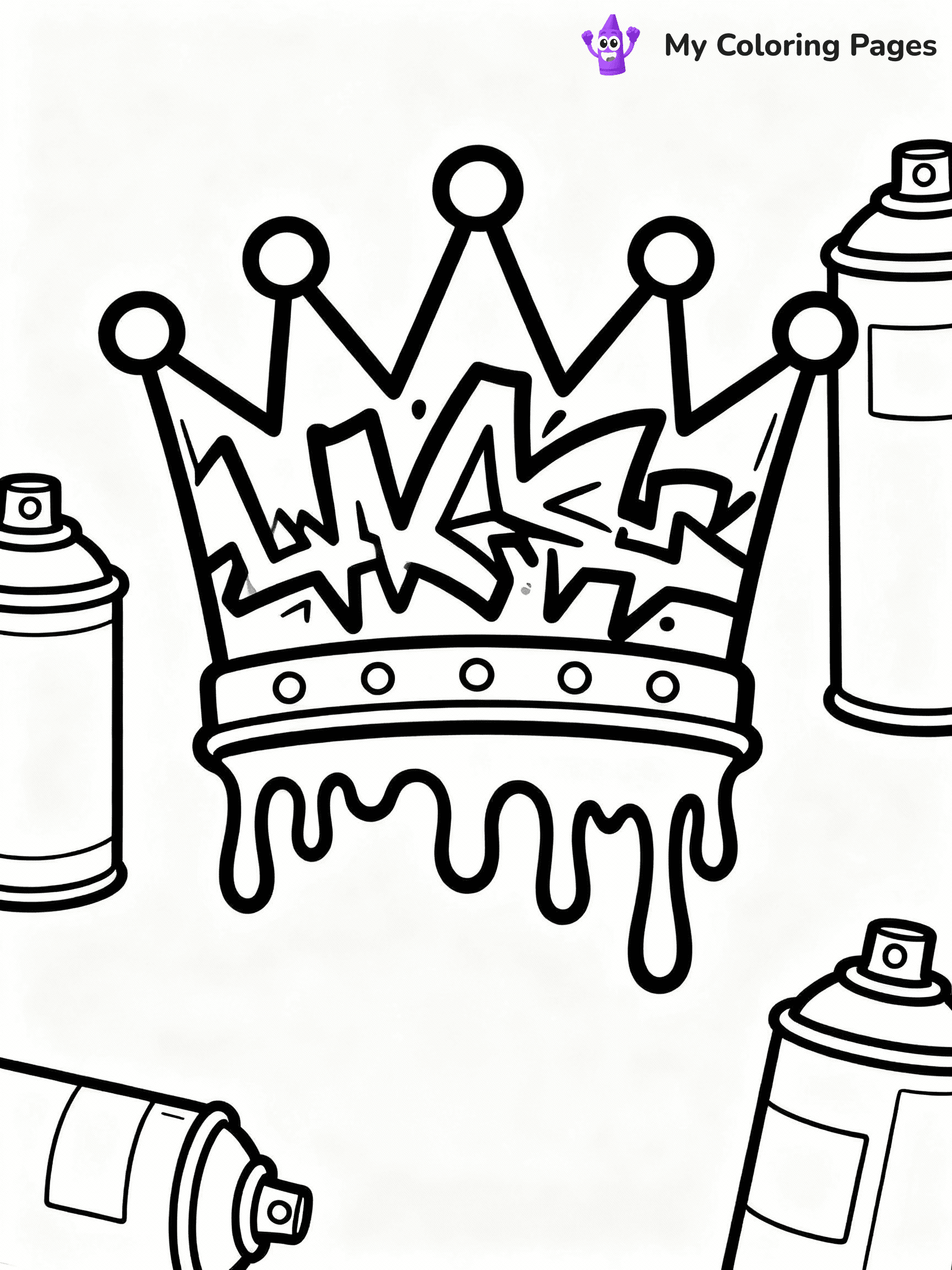 Graffiti Coloring Pages - 16