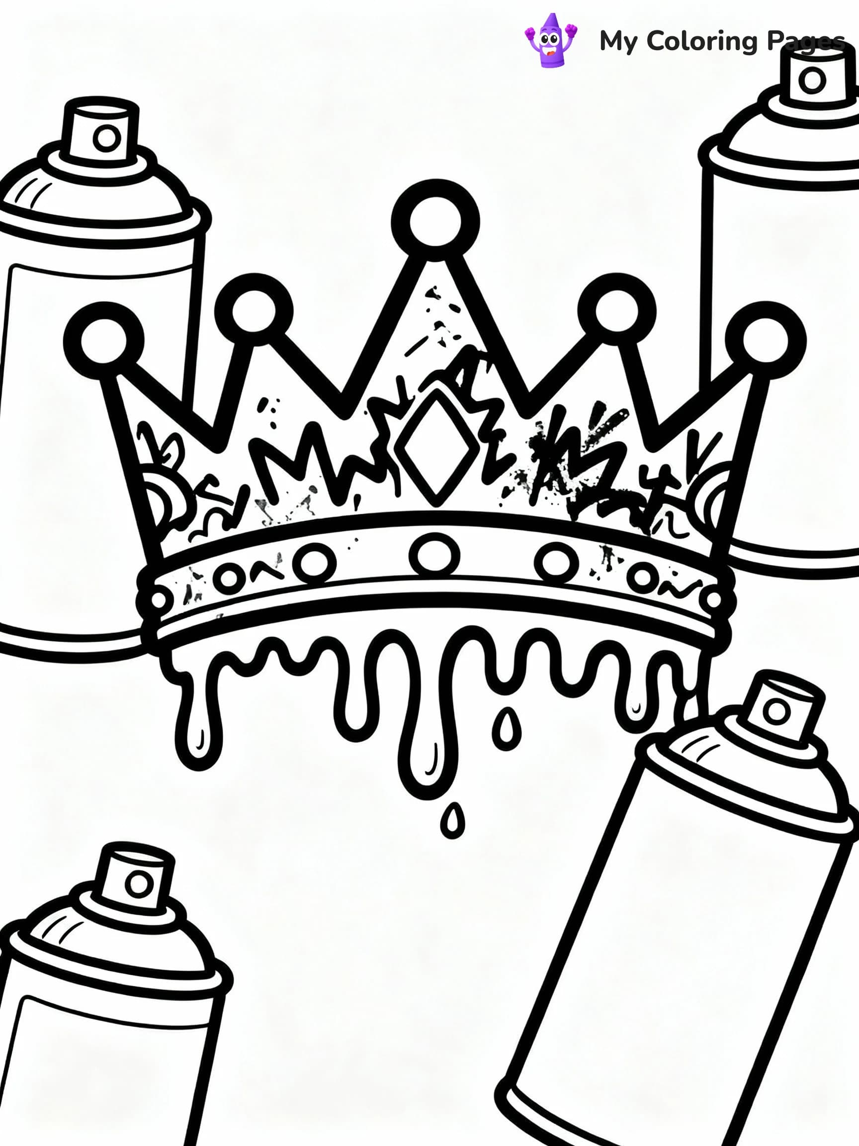 Graffiti Coloring Pages - 15