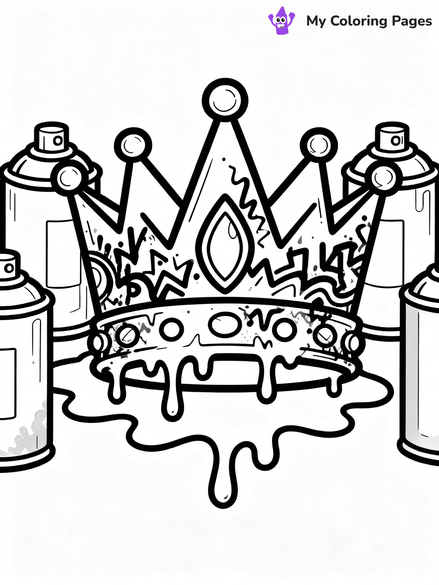 Graffiti Coloring Pages - 13