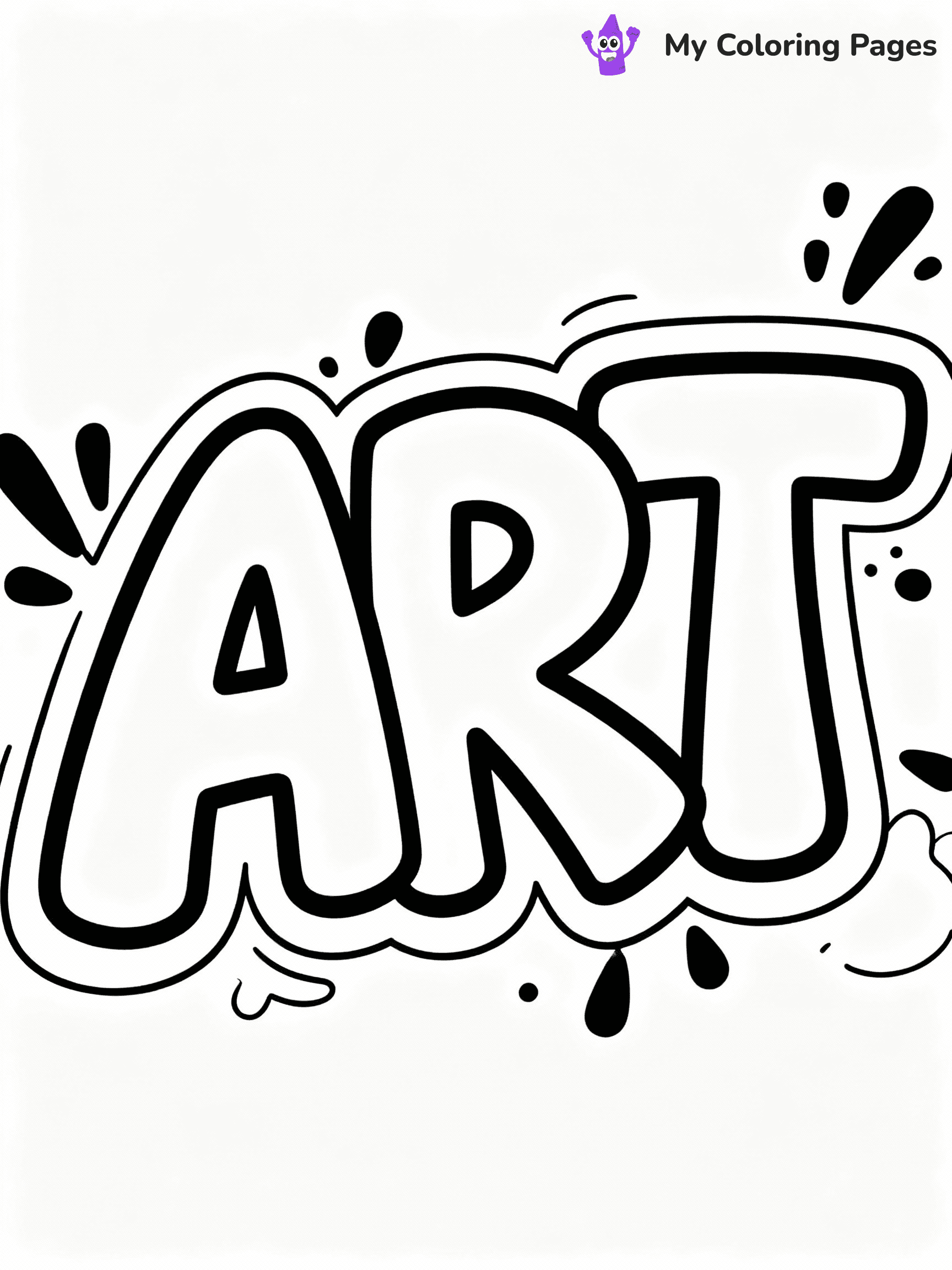 Graffiti Coloring Pages - 11