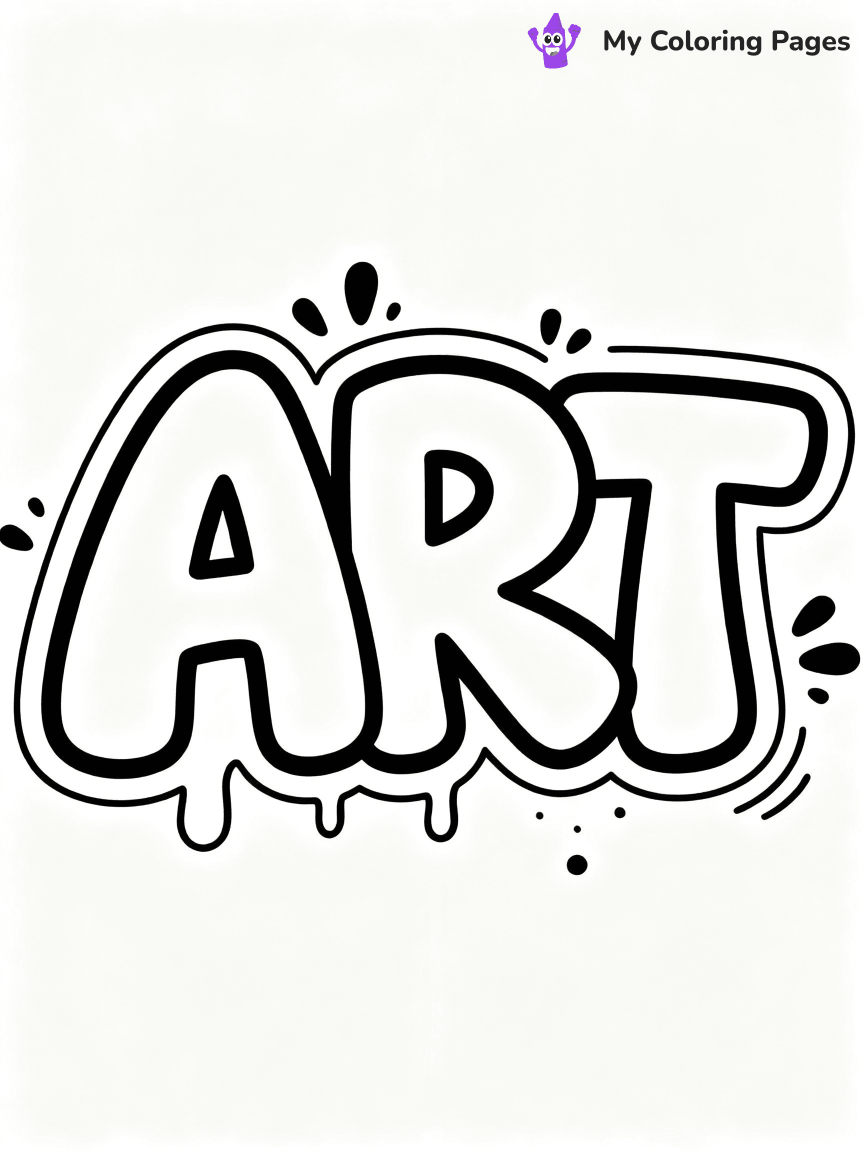 Graffiti Coloring Pages - 9