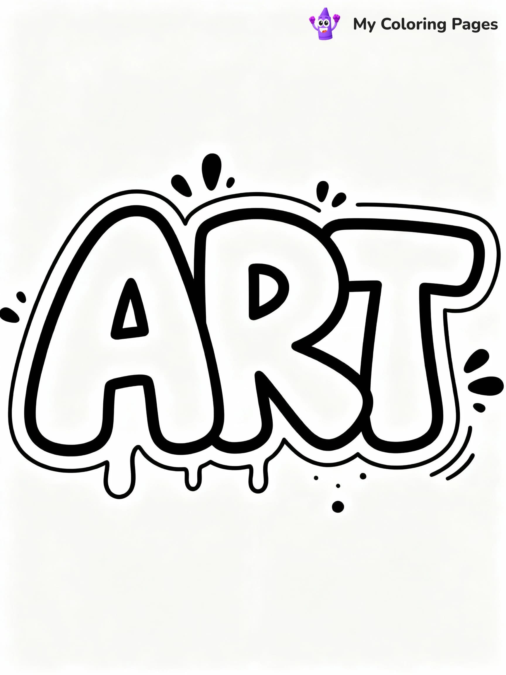 Graffiti Coloring Pages - 9