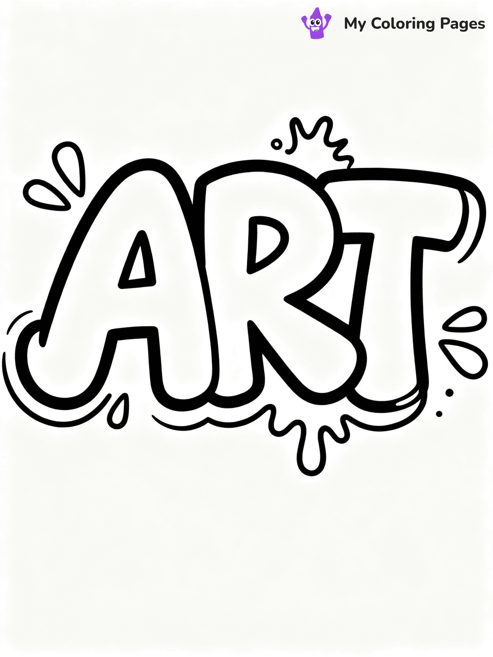 Graffiti Coloring Pages - 7