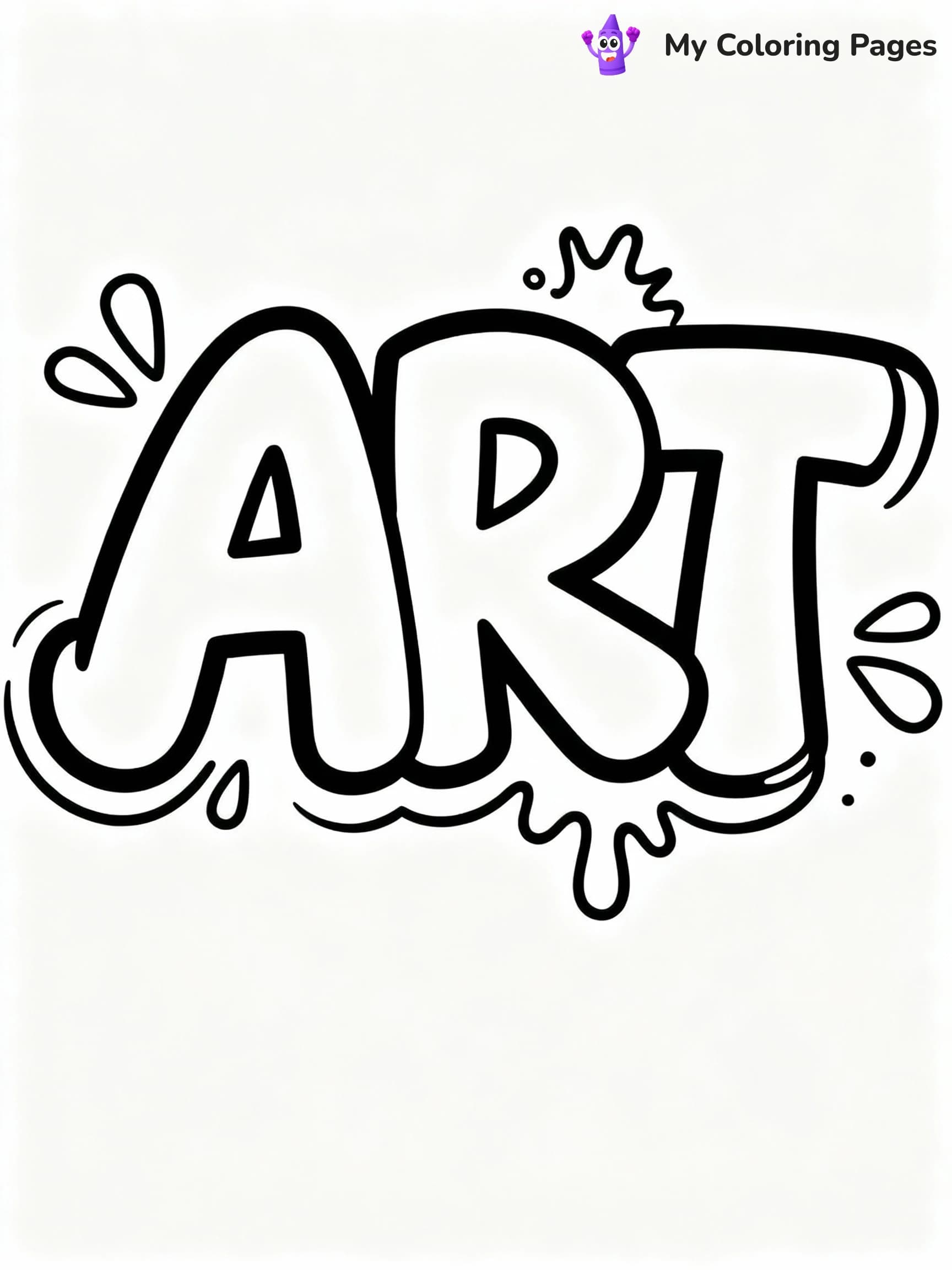 Graffiti Coloring Pages - 7