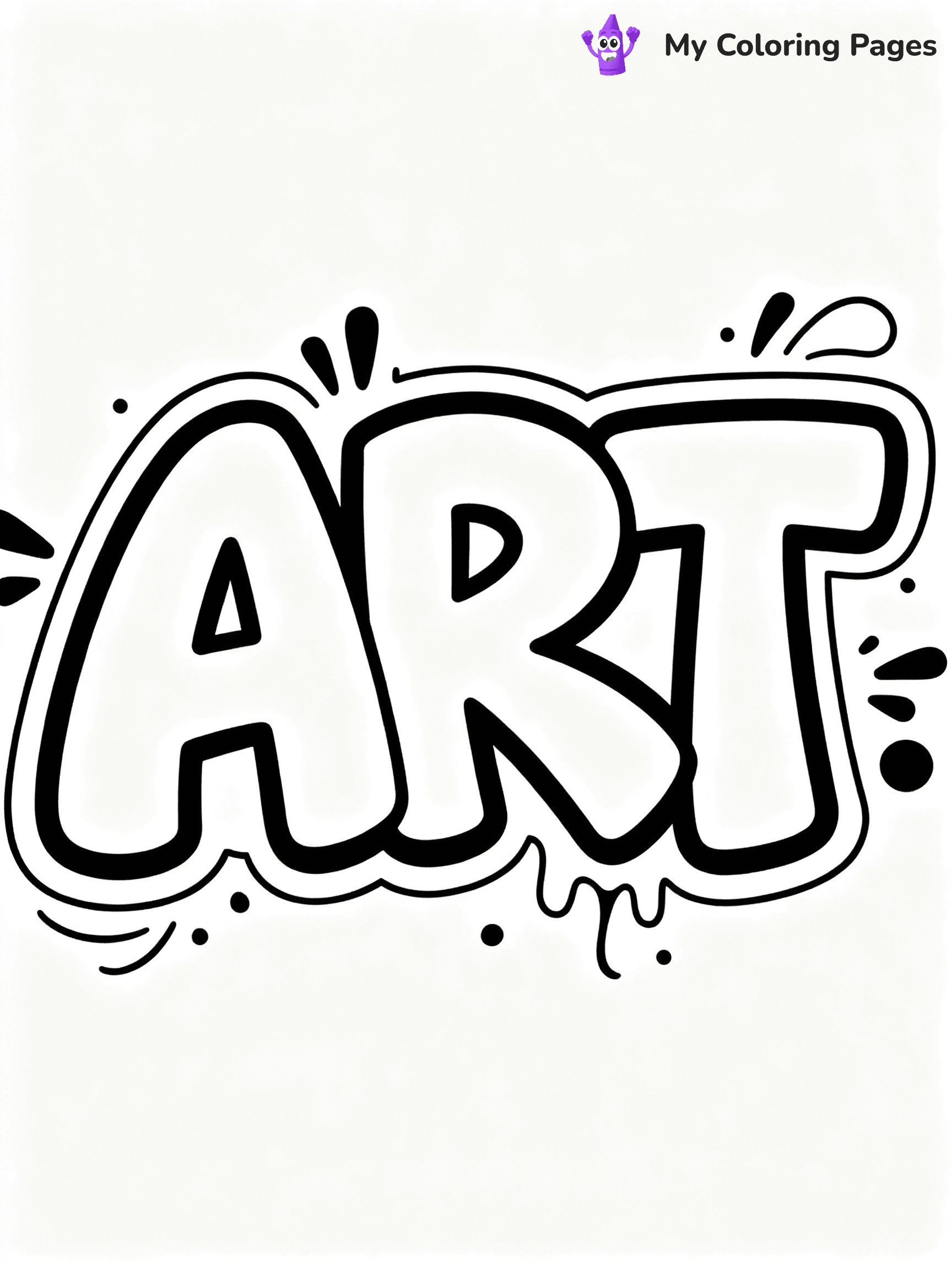 Graffiti Coloring Pages - 6