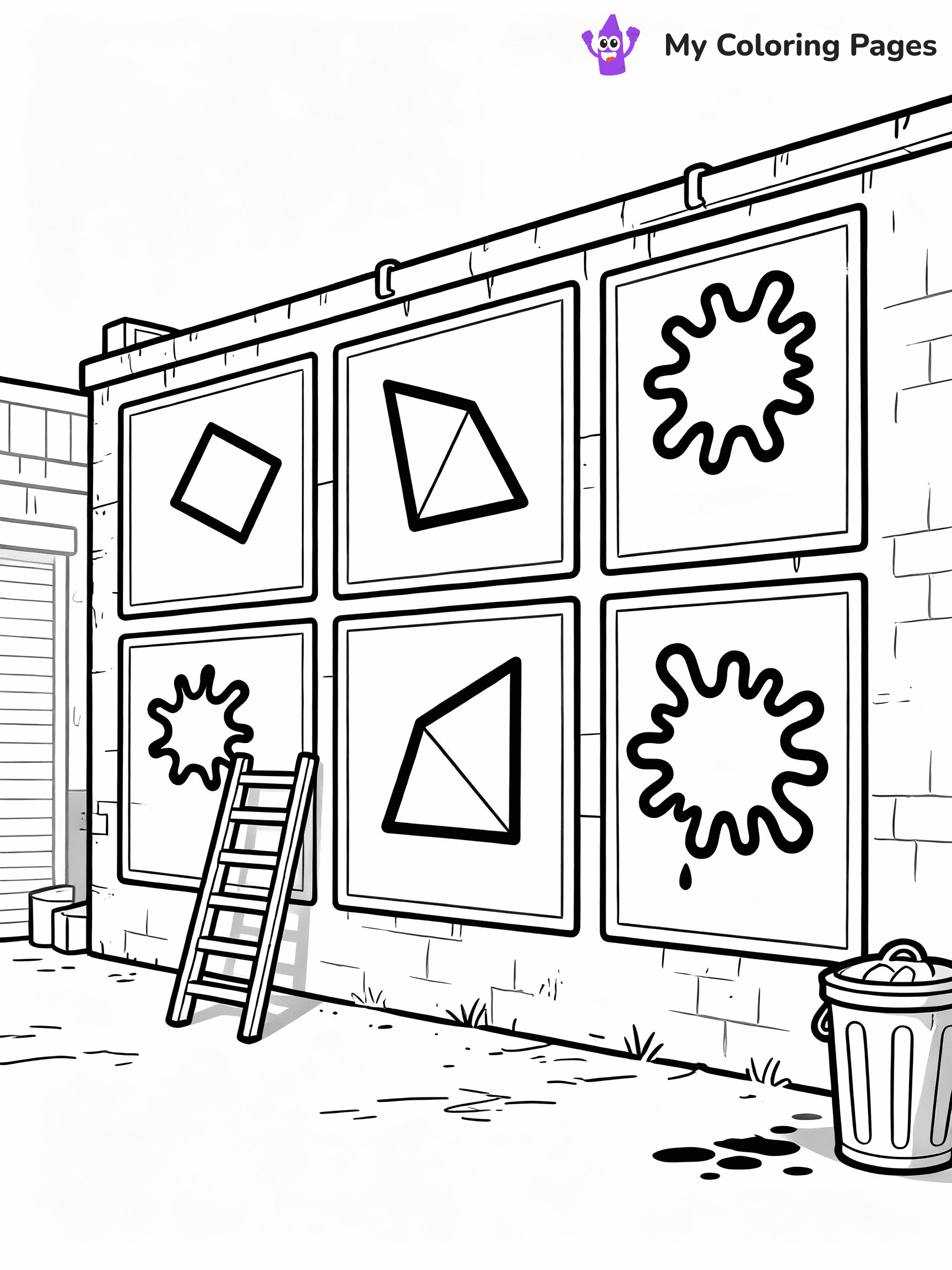 Graffiti Coloring Pages - 3