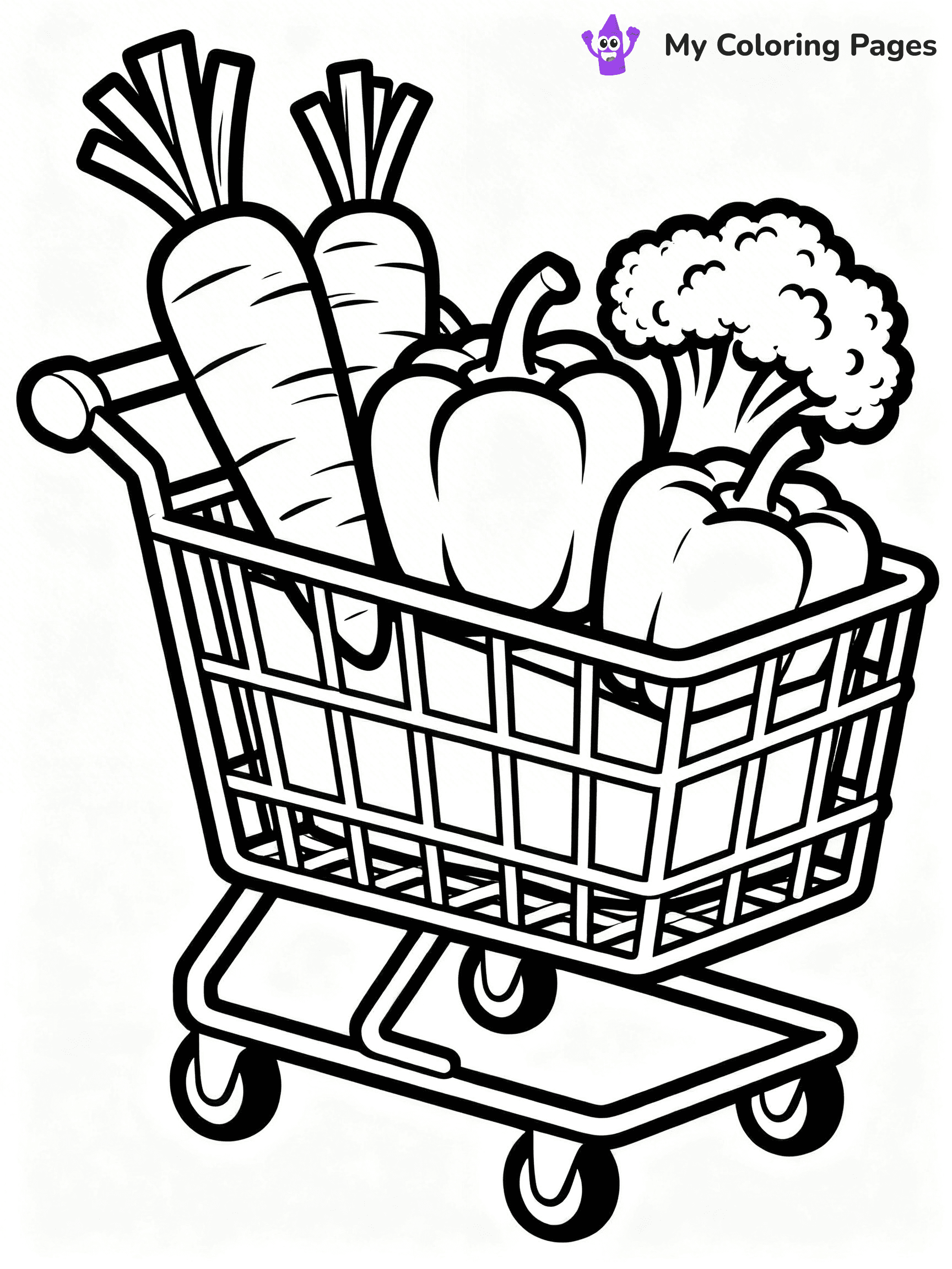 Grocery Store Coloring Pages - 41