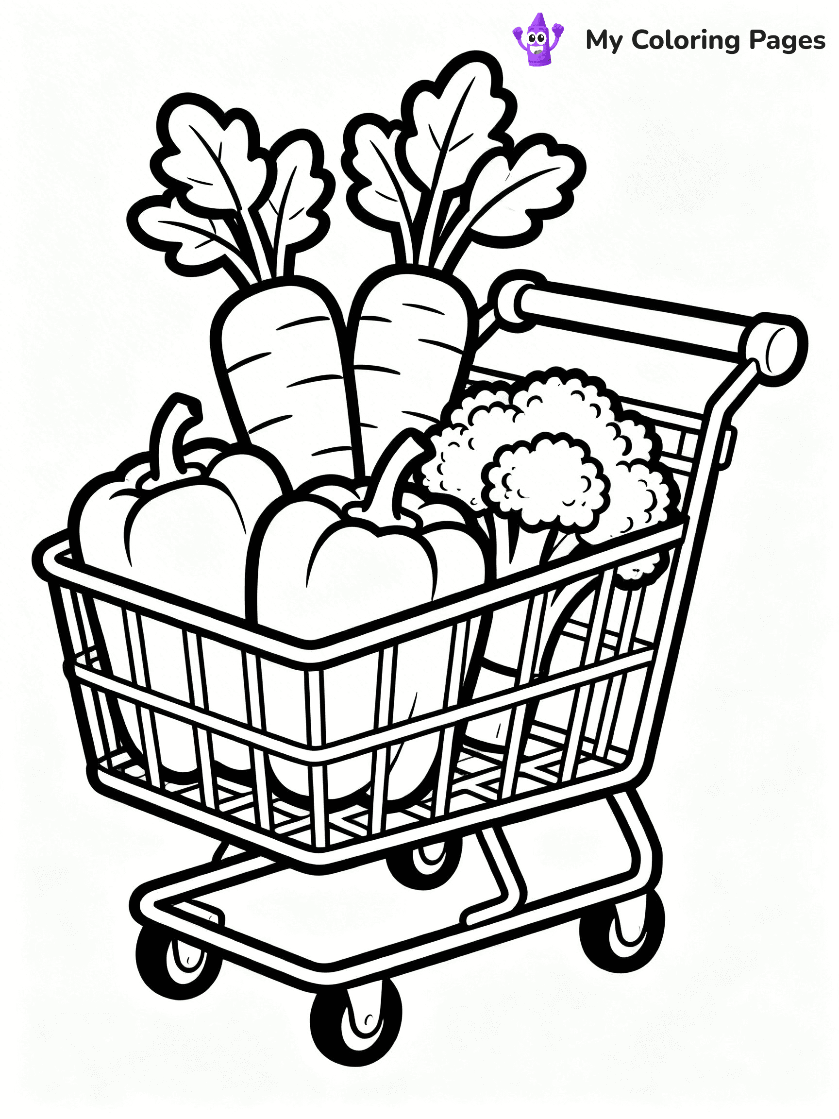 Grocery Store Coloring Pages - 40