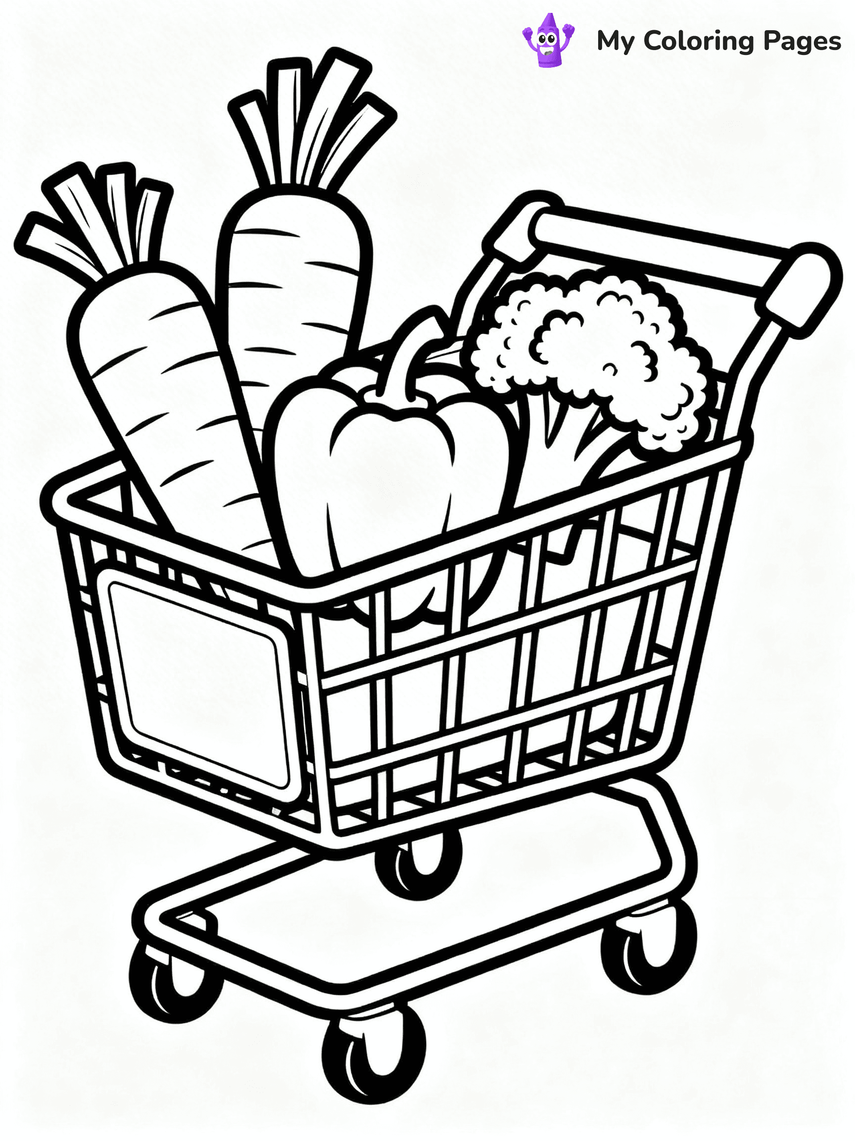 Grocery Store Coloring Pages - 38