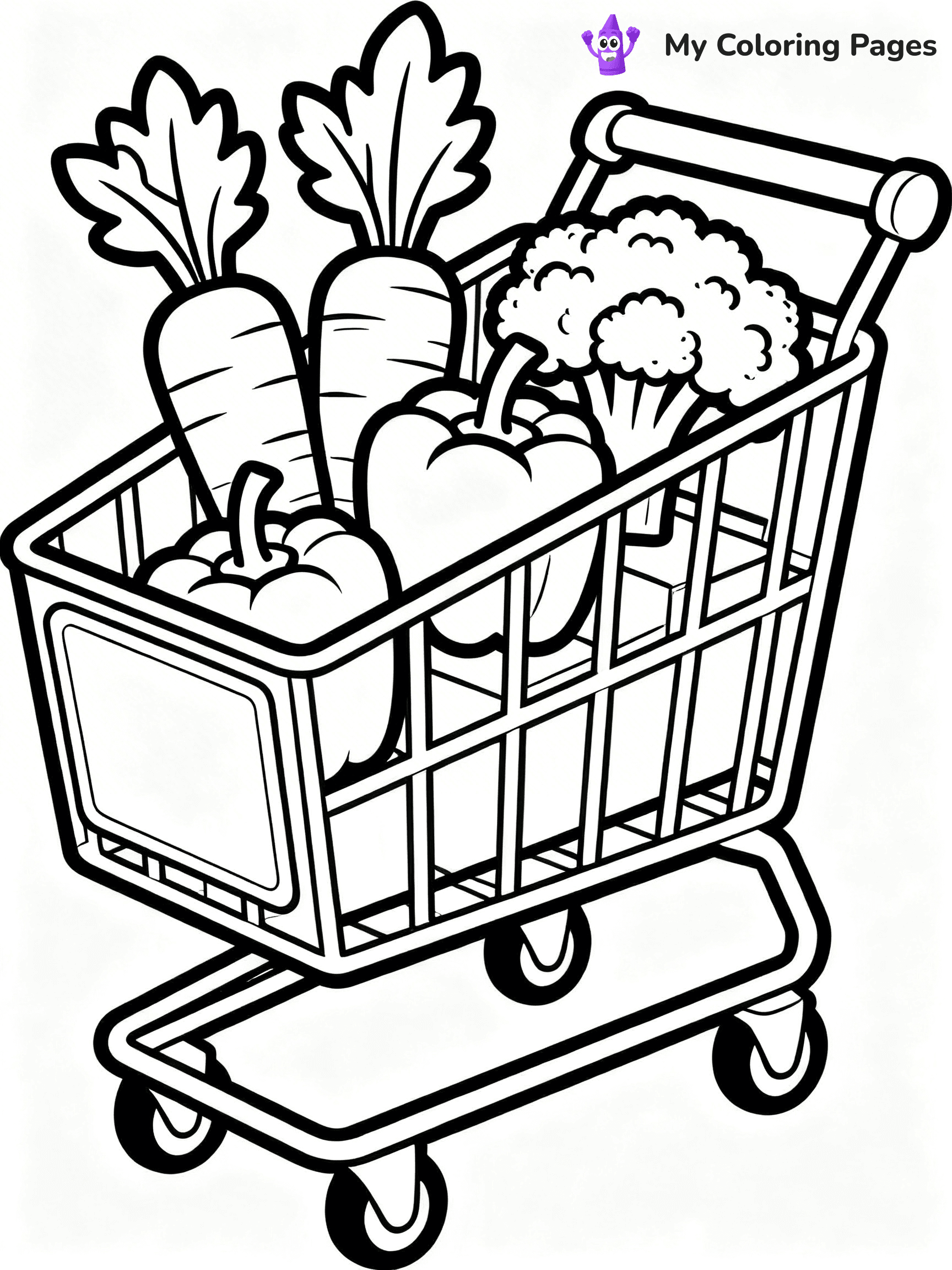 Grocery Store Coloring Pages - 37