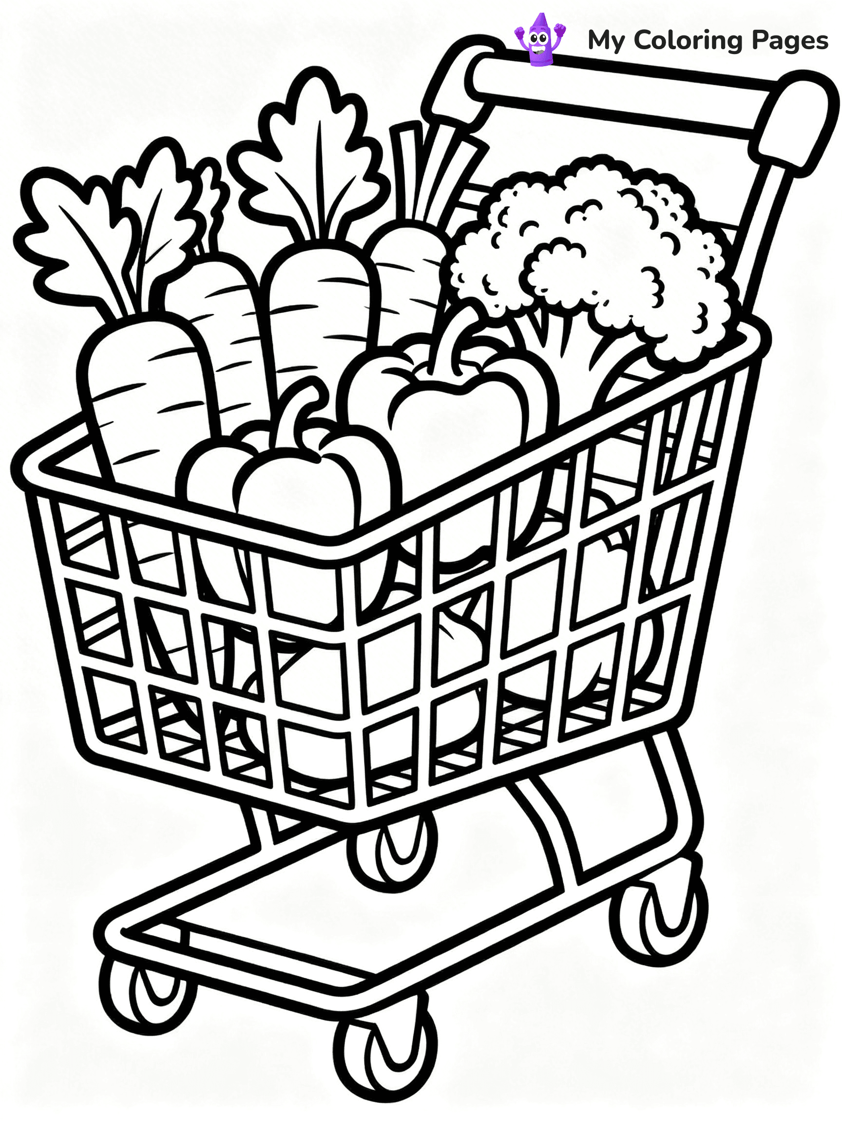 Grocery Store Coloring Pages - 36