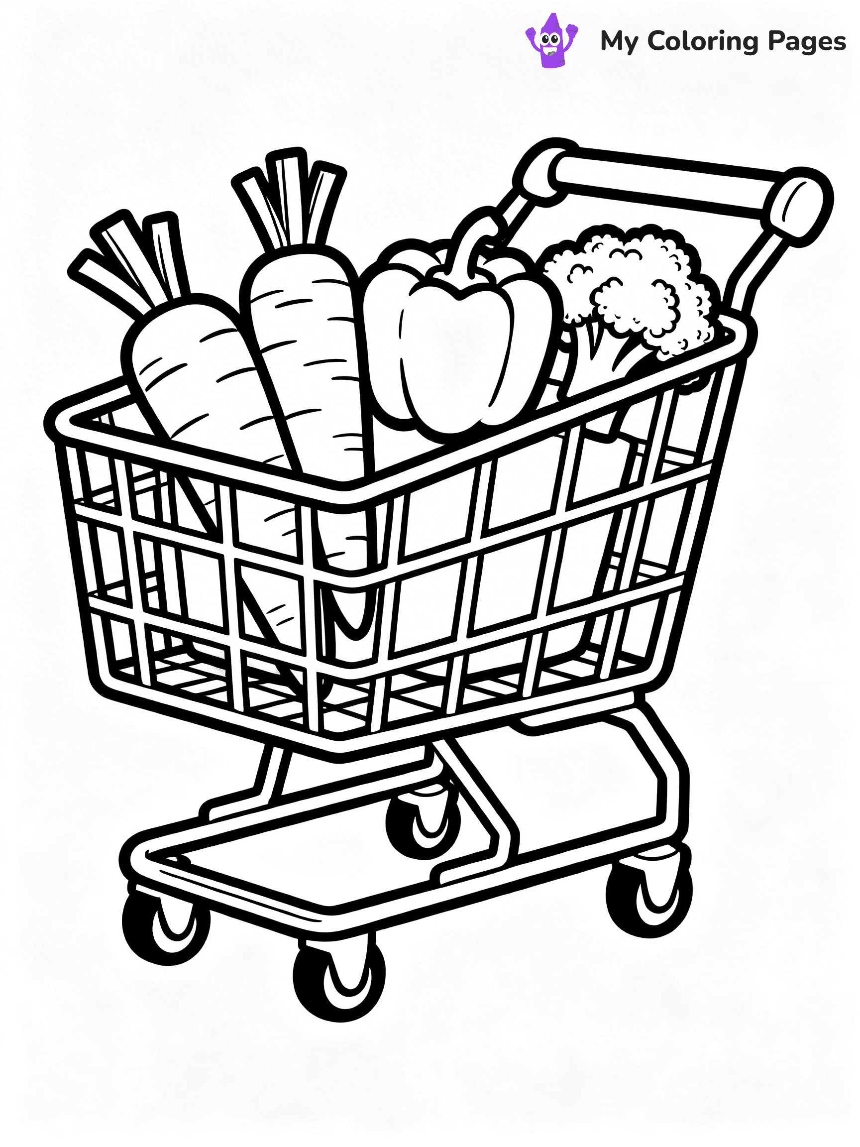 Grocery Store Coloring Pages - 35