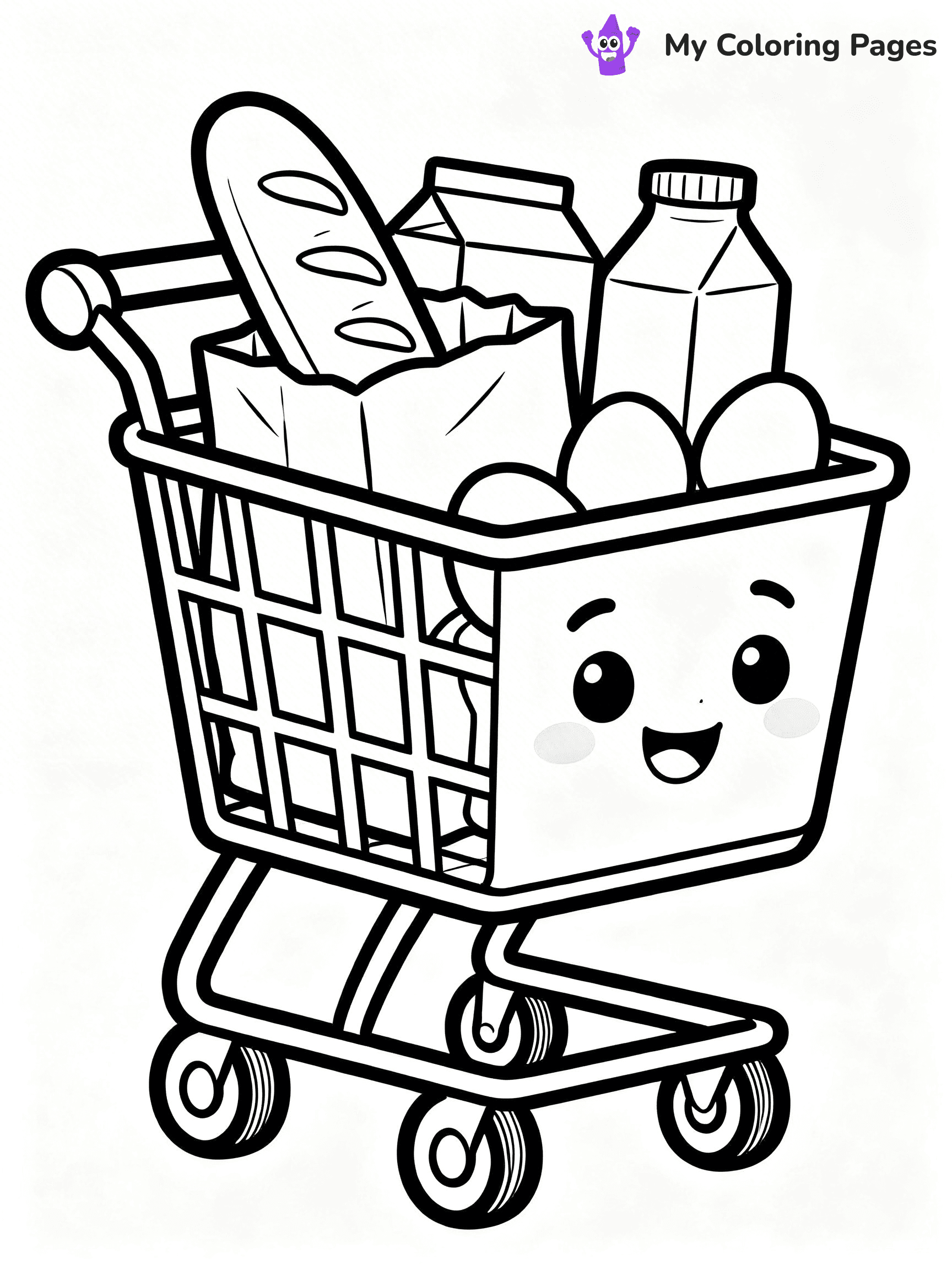 Grocery Store Coloring Pages - 34