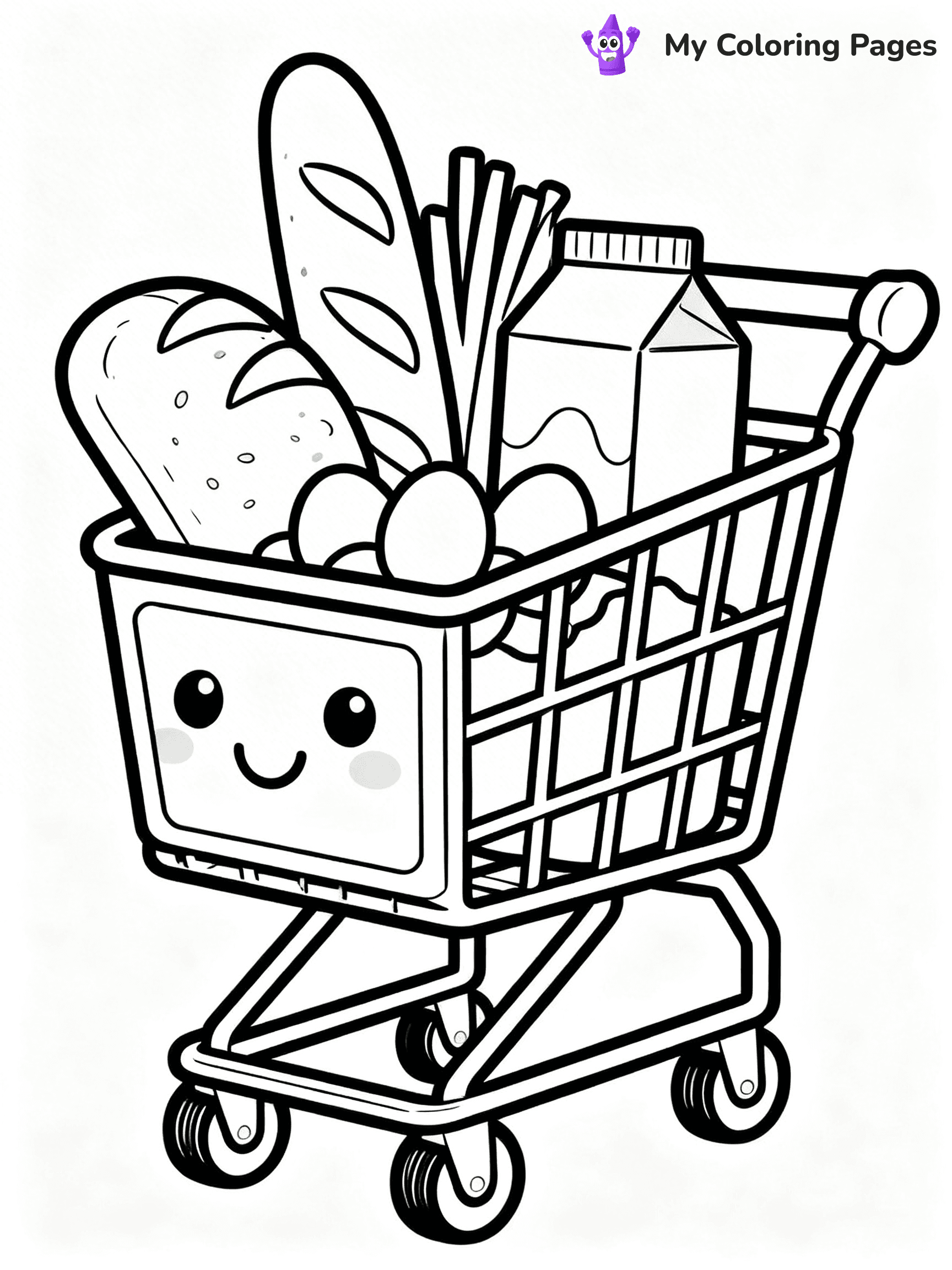 Grocery Store Coloring Pages - 33