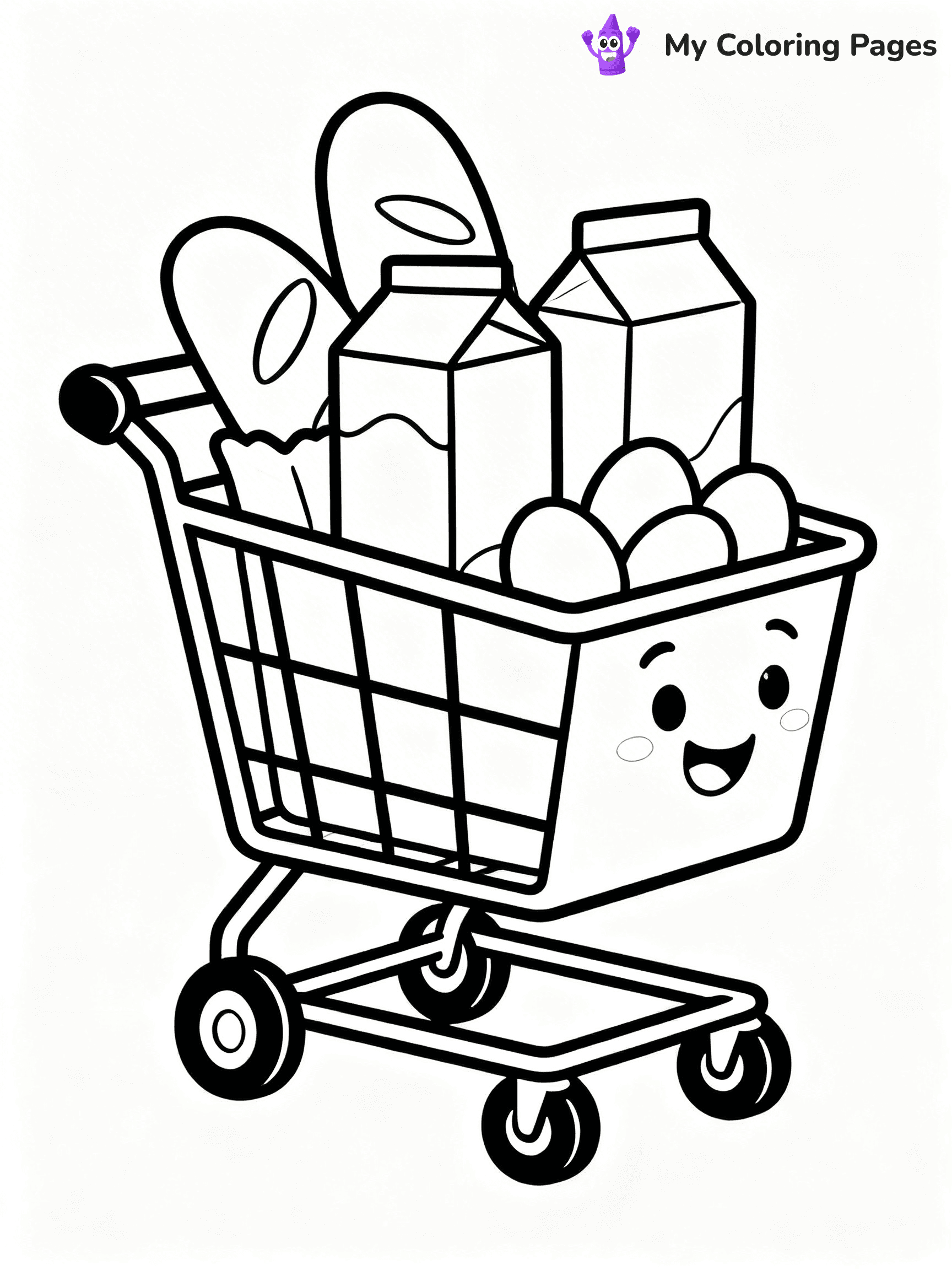 Grocery Store Coloring Pages - 32