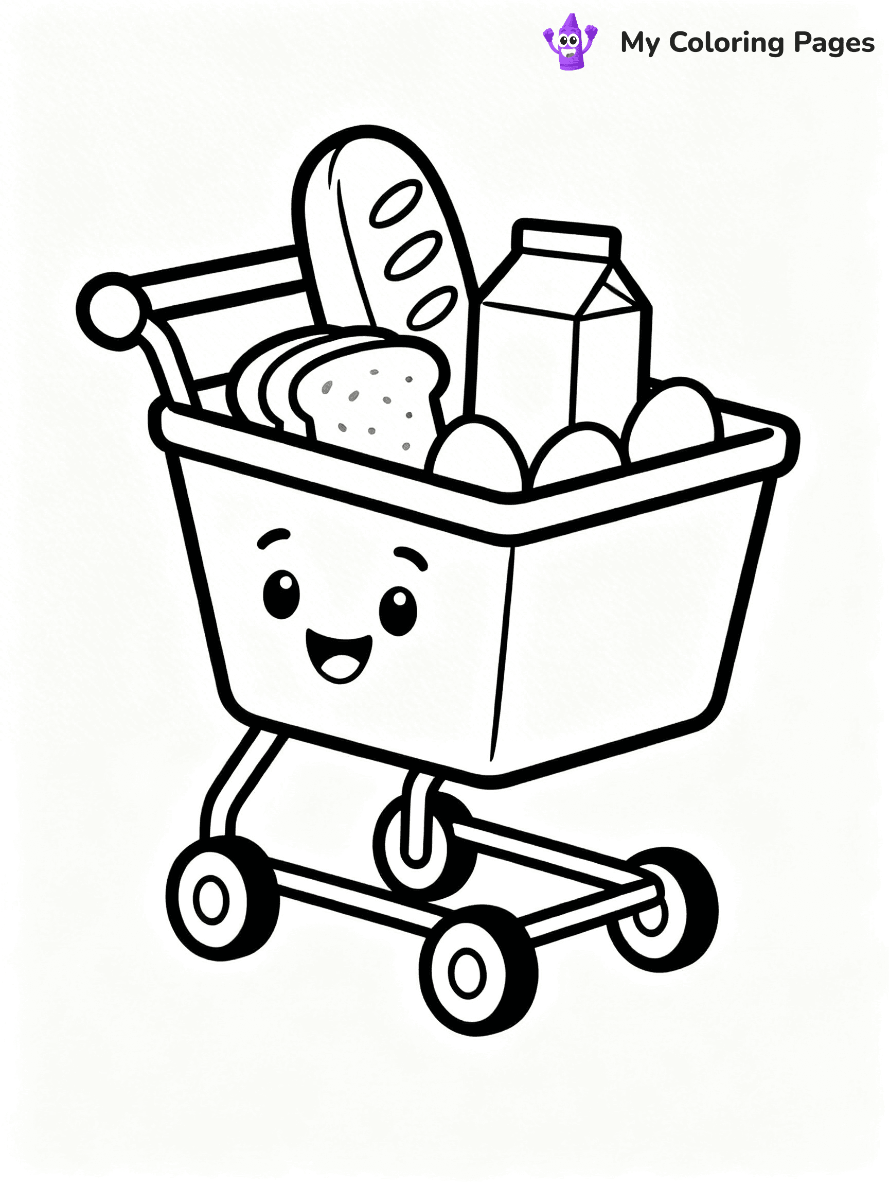 Grocery Store Coloring Pages - 31