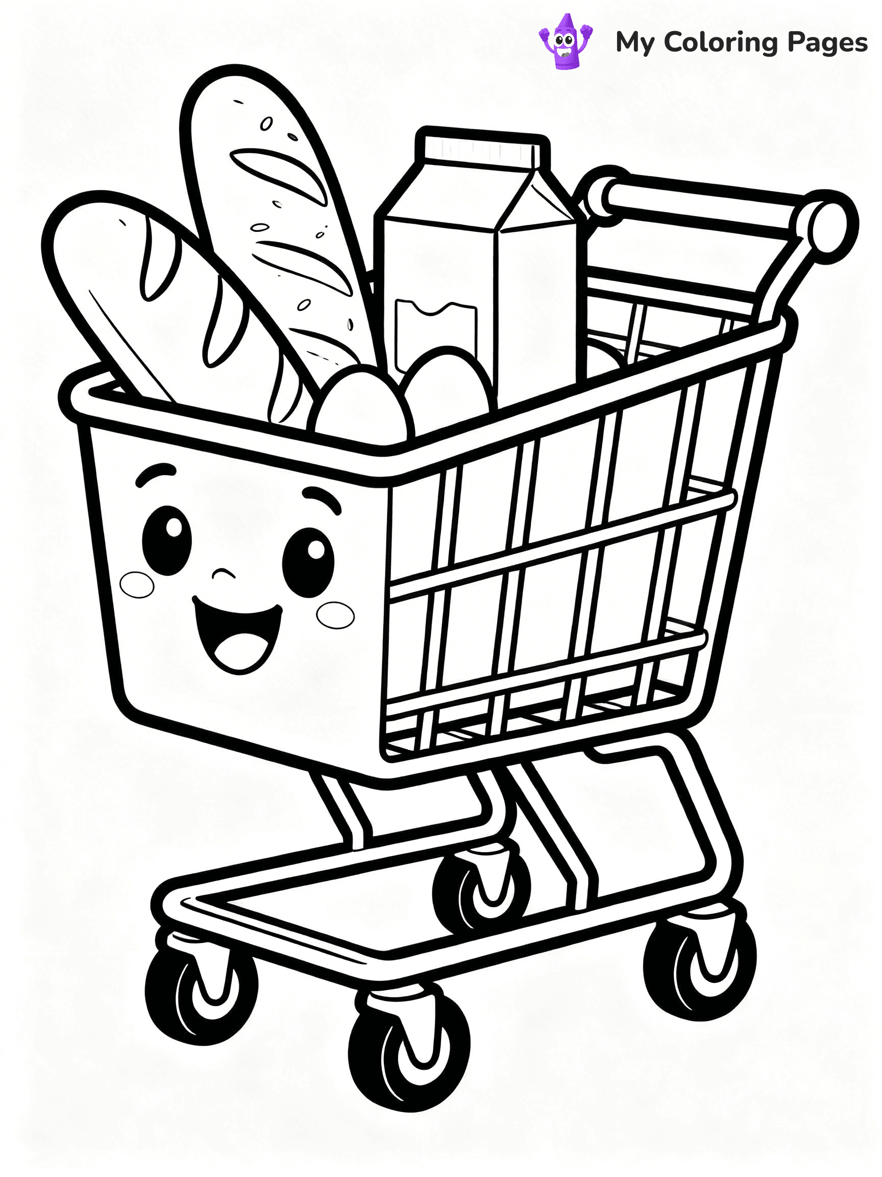 Grocery Store Coloring Pages - 30