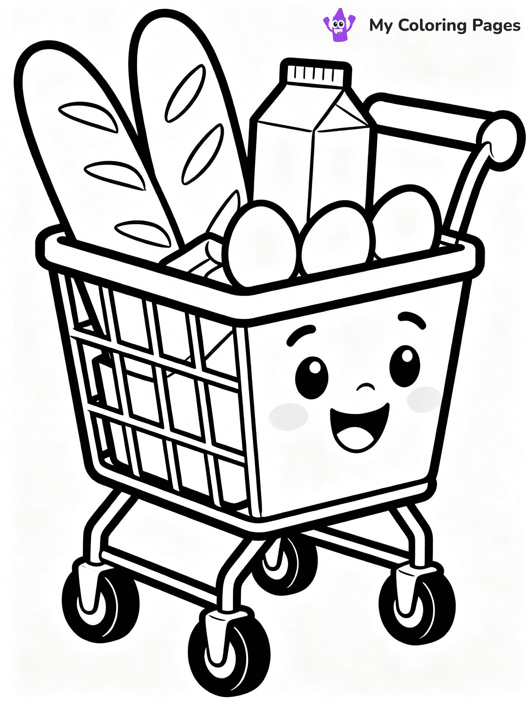 Grocery Store Coloring Pages - 28