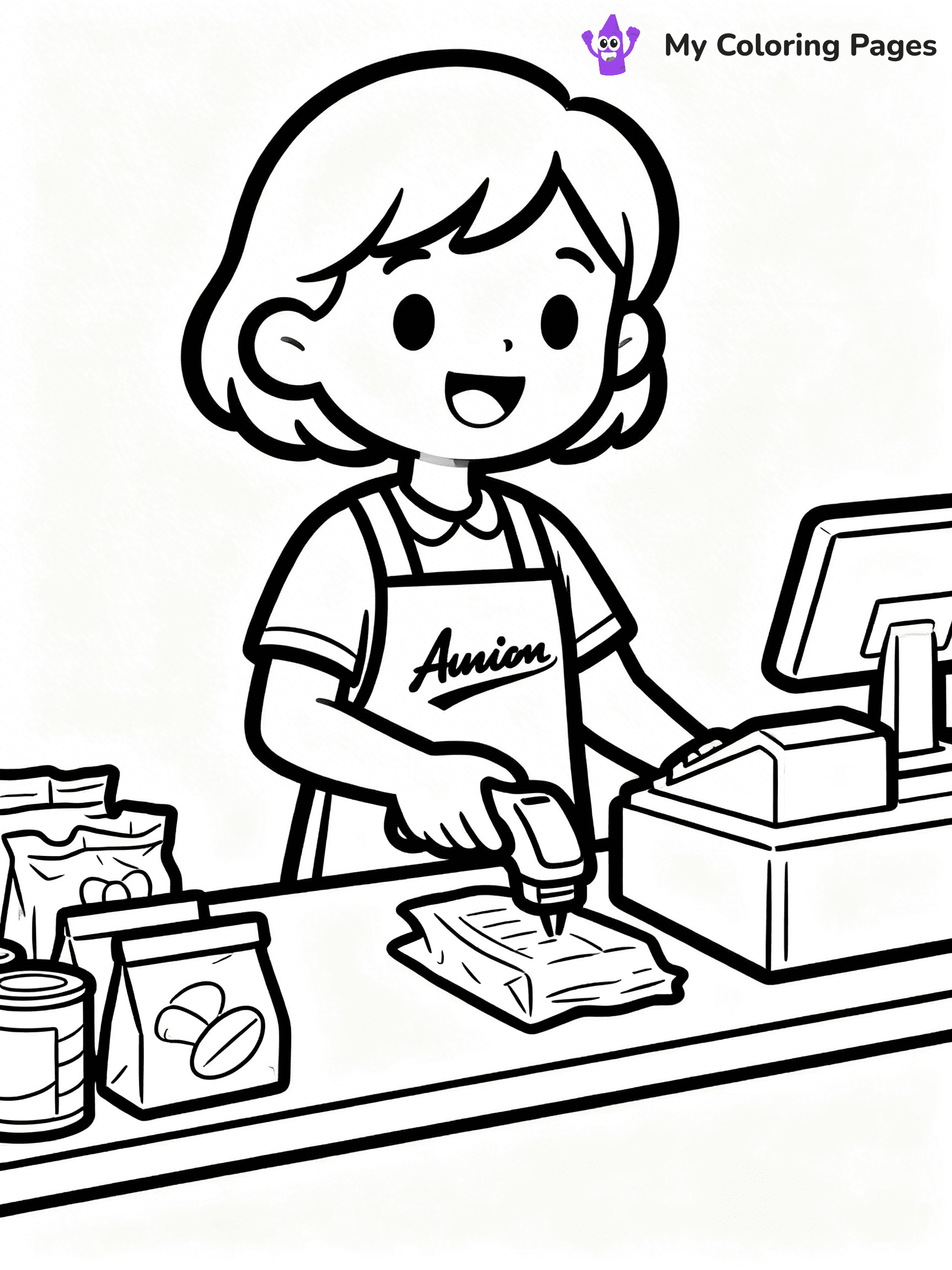 Grocery Store Coloring Pages - 20