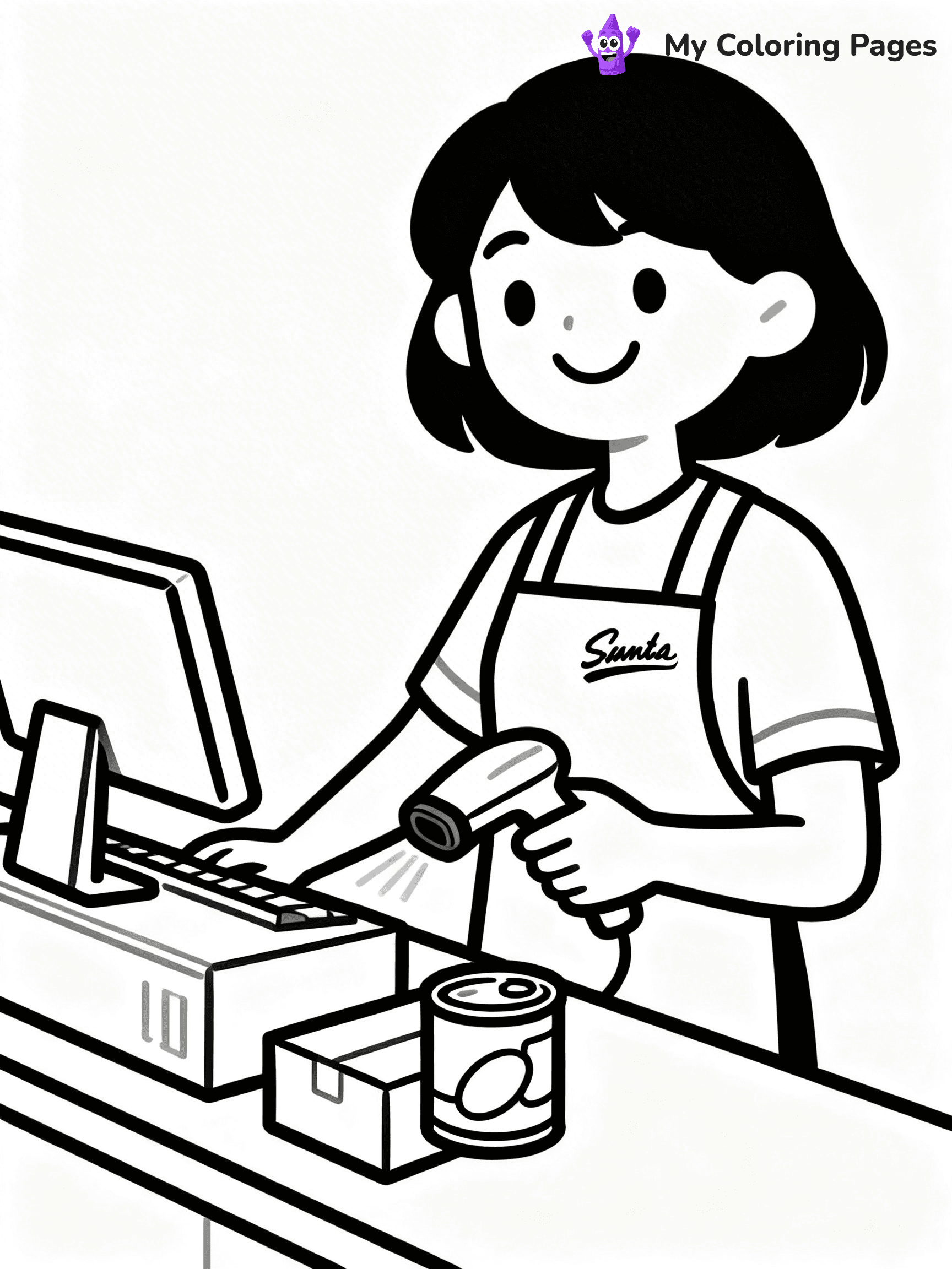 Grocery Store Coloring Pages - 19