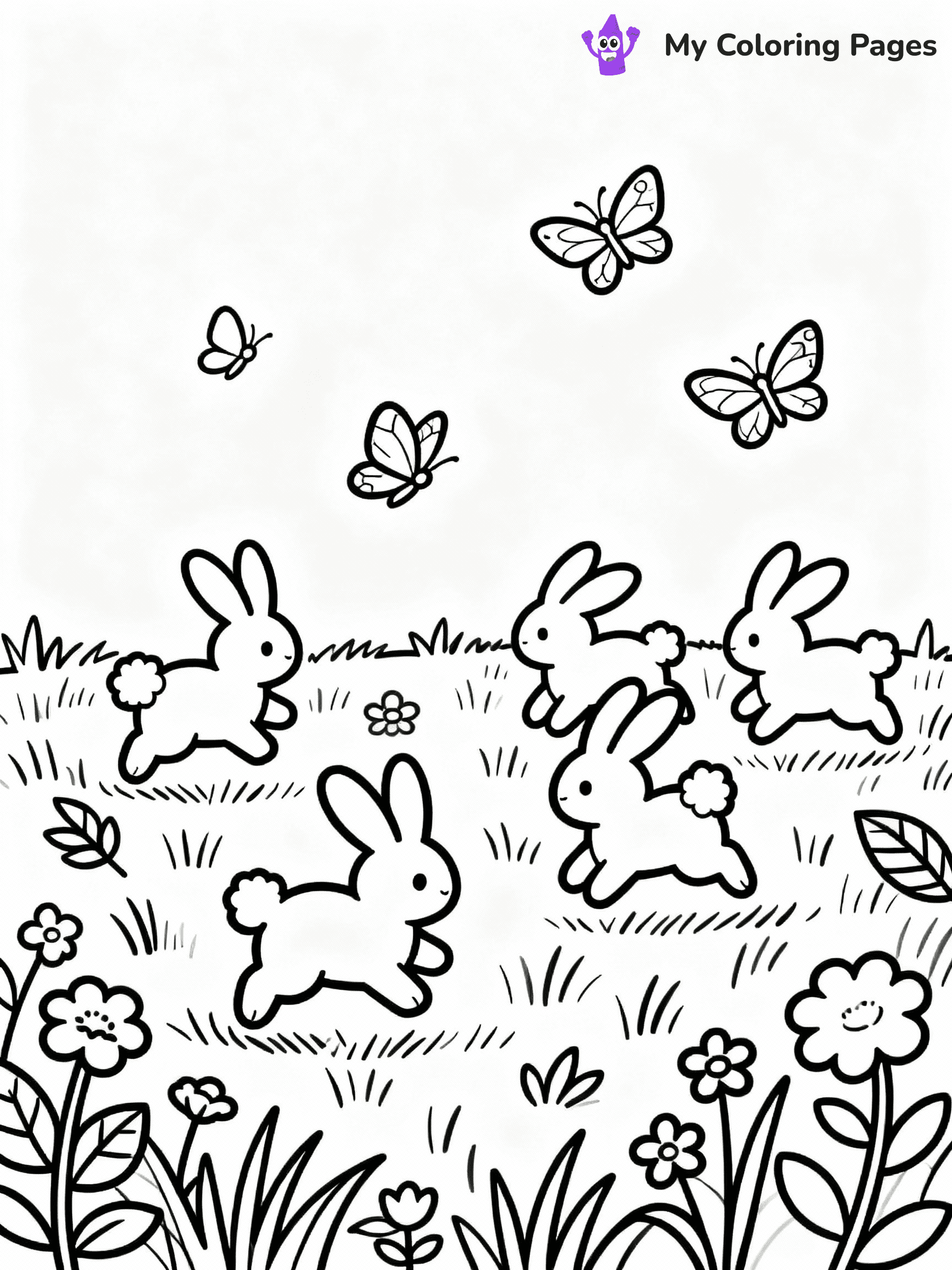 ⚠️ CRITICAL REQUIREMENT - ABSOLUTE BLACK AND WHITE ONLY ⚠️
This MUST be a BLACK AND WHITE line drawing ONLY. NO COLORS whatsoever.
- ONLY pure black lines (#000000) on pure white background (#FFFFFF)
- ABSOLUTELY NO colors, NO shading, NO gradients, NO grayscale
- If there are ANY colors in the output, the image is REJECTED
- This is a COLORING PAGE - meant to be COLORED IN by children
- The output must be UNCOLORED line art ready for coloring
⚠️ SUBJECT TO DRAW: Baby animals playing in a meadow, realistic style, bunnies hopping, butterflies fluttering above
(REMEMBER: Output must be BLACK AND WHITE line art only, NOT colored!)
# COLORING PAGE: BLACK OUTLINES ONLY - WHITE BACKGROUND MANDATORY
Create a **coloring book page** using EXACTLY two values: black lines, white space.
## NON-NEGOTIABLE BINARY RULES
- **ONLY #000000 (black) and #FFFFFF (white)** - NO other values exist
- **EVERY PIXEL = BLACK OR WHITE** - no gray/shading/antialiasing
- **WHITE BACKGROUND MANDATORY** - entire canvas stays white
- **ALL SHAPES HOLLOW** - everything is empty outlines waiting to be colored
- **FORBIDDEN:** fills, shading, gradients, patterns, textures, colors
- **NO SOLID REGIONS** - if it's not a thin line, it's wrong
## Universal Line Standards
- Black outlines ONLY - thin, uniform weight
- Every shape completely empty inside
- Closed contours suitable for coloring
- Simple flat illustration - zero depth/3D/realism
- **Style:** Whimsical Doodle Art Alley - rounded, friendly outlines (unless specified)
## Everything = Outline Only
- Characters/animals: hollow shapes
- Objects/clothing: empty contours
- Backgrounds/scenery: line work only
- Natural elements: outlined forms
- Dark/night areas: don't exist (use outlined symbols)
- Textures/patterns: convert to simple lines
## The Test
Can a child color EVERY white space with crayons? If any area is pre-filled/shaded/gray or colored in, it FAILS. Every shape must be waiting to receive color.
**FINAL OUTPUT**: Binary coloring page. Black lines define shapes. White spaces ready for coloring. Nothing else exists. No exceptions. Print-ready.
⚠️ FINAL REMINDER: Draw the subject "Baby animals playing in a meadow, realistic style, bunnies hopping, butterflies fluttering above" as BLACK AND WHITE line art. Zero colors in output.