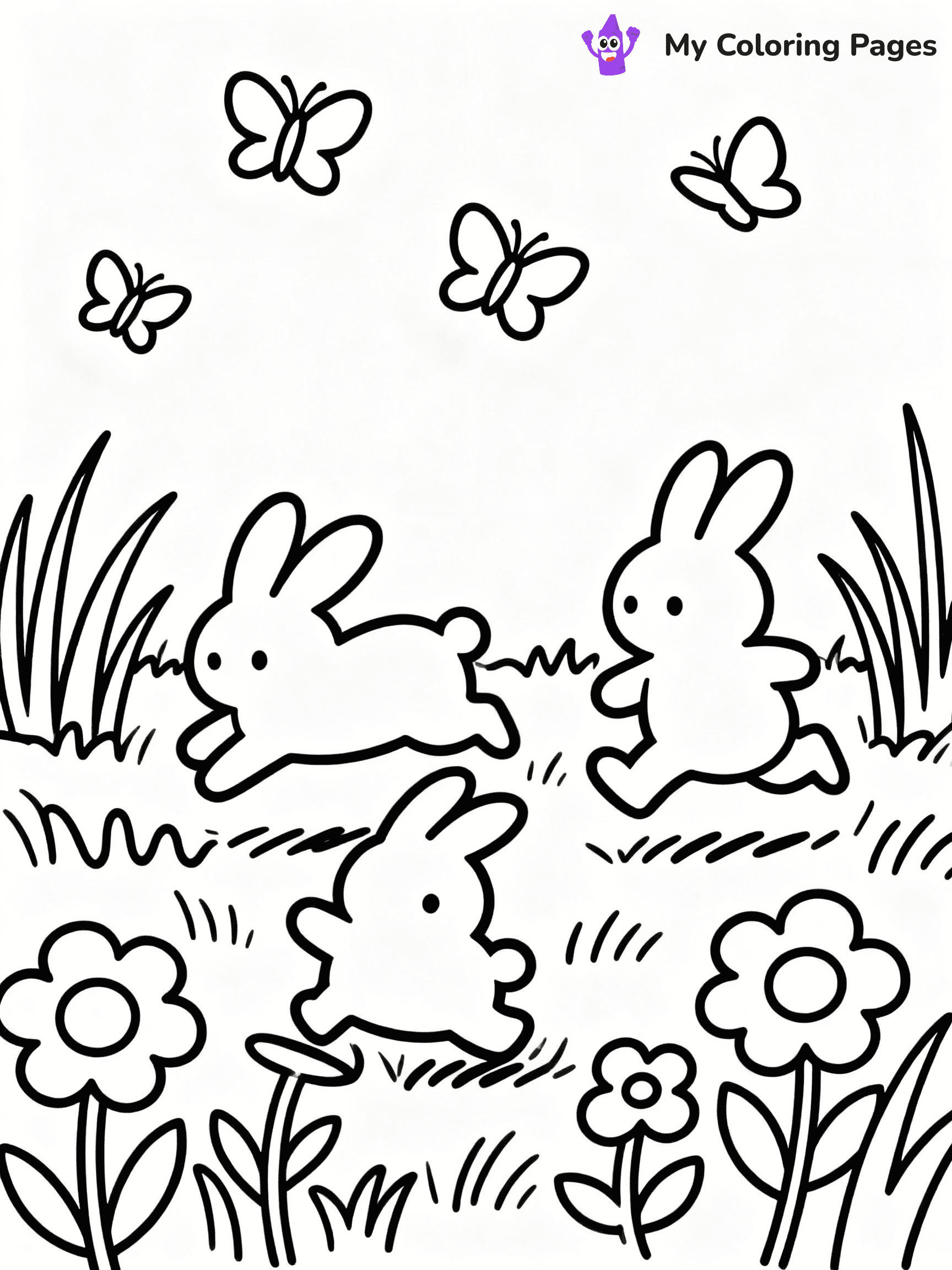 ⚠️ CRITICAL REQUIREMENT - ABSOLUTE BLACK AND WHITE ONLY ⚠️
This MUST be a BLACK AND WHITE line drawing ONLY. NO COLORS whatsoever.
- ONLY pure black lines (#000000) on pure white background (#FFFFFF)
- ABSOLUTELY NO colors, NO shading, NO gradients, NO grayscale
- If there are ANY colors in the output, the image is REJECTED
- This is a COLORING PAGE - meant to be COLORED IN by children
- The output must be UNCOLORED line art ready for coloring
⚠️ SUBJECT TO DRAW: Baby animals playing in a meadow, realistic style, bunnies hopping, butterflies fluttering above
(REMEMBER: Output must be BLACK AND WHITE line art only, NOT colored!)
# COLORING PAGE: BLACK OUTLINES ONLY - WHITE BACKGROUND MANDATORY
Create a **coloring book page** using EXACTLY two values: black lines, white space.
## NON-NEGOTIABLE BINARY RULES
- **ONLY #000000 (black) and #FFFFFF (white)** - NO other values exist
- **EVERY PIXEL = BLACK OR WHITE** - no gray/shading/antialiasing
- **WHITE BACKGROUND MANDATORY** - entire canvas stays white
- **ALL SHAPES HOLLOW** - everything is empty outlines waiting to be colored
- **FORBIDDEN:** fills, shading, gradients, patterns, textures, colors
- **NO SOLID REGIONS** - if it's not a thin line, it's wrong
## Universal Line Standards
- Black outlines ONLY - thin, uniform weight
- Every shape completely empty inside
- Closed contours suitable for coloring
- Simple flat illustration - zero depth/3D/realism
- **Style:** Whimsical Doodle Art Alley - rounded, friendly outlines (unless specified)
## Everything = Outline Only
- Characters/animals: hollow shapes
- Objects/clothing: empty contours
- Backgrounds/scenery: line work only
- Natural elements: outlined forms
- Dark/night areas: don't exist (use outlined symbols)
- Textures/patterns: convert to simple lines
## The Test
Can a child color EVERY white space with crayons? If any area is pre-filled/shaded/gray or colored in, it FAILS. Every shape must be waiting to receive color.
**FINAL OUTPUT**: Binary coloring page. Black lines define shapes. White spaces ready for coloring. Nothing else exists. No exceptions. Print-ready.
⚠️ FINAL REMINDER: Draw the subject "Baby animals playing in a meadow, realistic style, bunnies hopping, butterflies fluttering above" as BLACK AND WHITE line art. Zero colors in output.