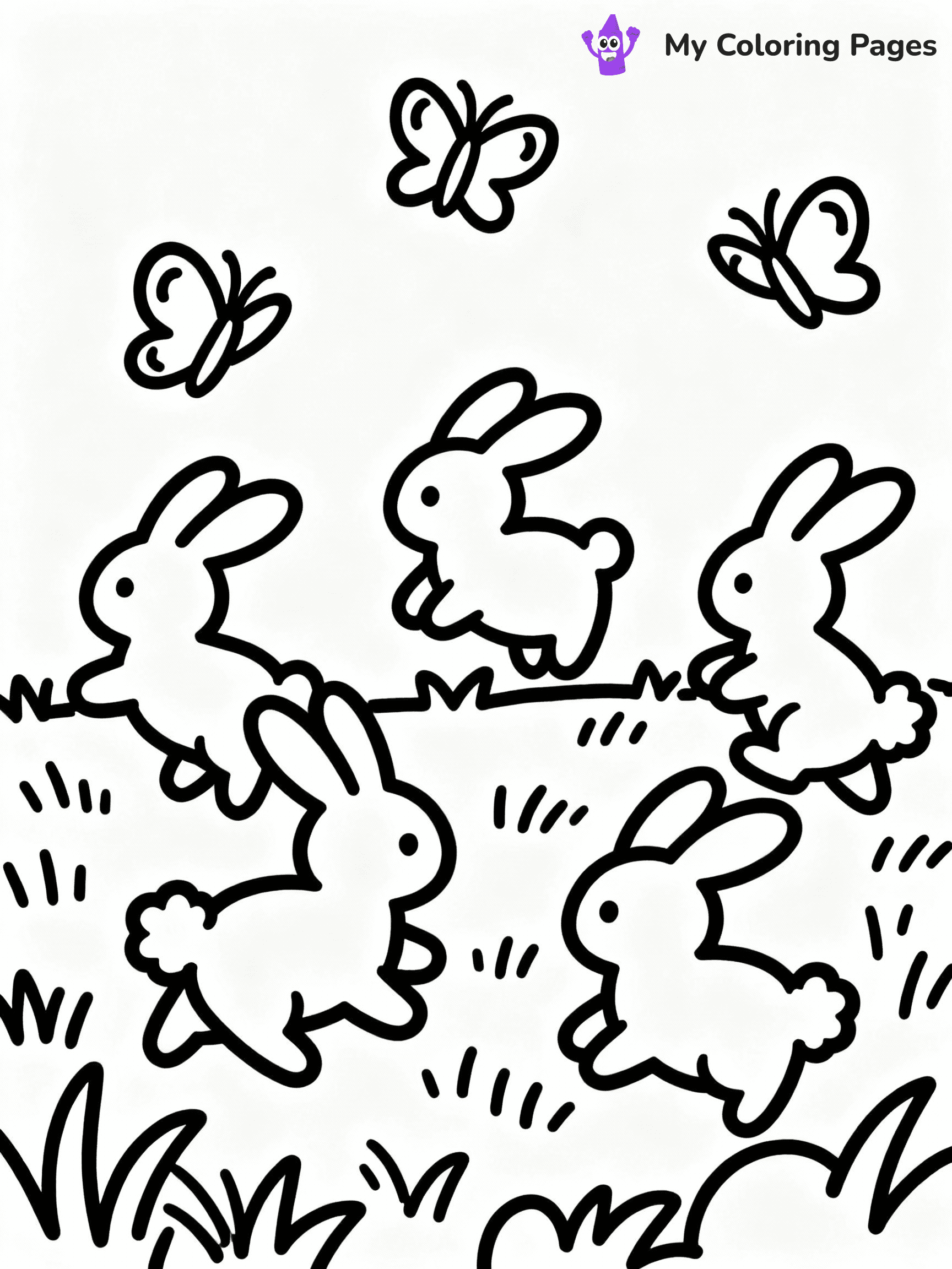 ⚠️ CRITICAL REQUIREMENT - ABSOLUTE BLACK AND WHITE ONLY ⚠️
This MUST be a BLACK AND WHITE line drawing ONLY. NO COLORS whatsoever.
- ONLY pure black lines (#000000) on pure white background (#FFFFFF)
- ABSOLUTELY NO colors, NO shading, NO gradients, NO grayscale
- If there are ANY colors in the output, the image is REJECTED
- This is a COLORING PAGE - meant to be COLORED IN by children
- The output must be UNCOLORED line art ready for coloring
⚠️ SUBJECT TO DRAW: Baby animals playing in a meadow, realistic style, bunnies hopping, butterflies fluttering above
(REMEMBER: Output must be BLACK AND WHITE line art only, NOT colored!)
# COLORING PAGE: BLACK OUTLINES ONLY - WHITE BACKGROUND MANDATORY
Create a **coloring book page** using EXACTLY two values: black lines, white space.
## NON-NEGOTIABLE BINARY RULES
- **ONLY #000000 (black) and #FFFFFF (white)** - NO other values exist
- **EVERY PIXEL = BLACK OR WHITE** - no gray/shading/antialiasing
- **WHITE BACKGROUND MANDATORY** - entire canvas stays white
- **ALL SHAPES HOLLOW** - everything is empty outlines waiting to be colored
- **FORBIDDEN:** fills, shading, gradients, patterns, textures, colors
- **NO SOLID REGIONS** - if it's not a thin line, it's wrong
## Universal Line Standards
- Black outlines ONLY - thin, uniform weight
- Every shape completely empty inside
- Closed contours suitable for coloring
- Simple flat illustration - zero depth/3D/realism
- **Style:** Whimsical Doodle Art Alley - rounded, friendly outlines (unless specified)
## Everything = Outline Only
- Characters/animals: hollow shapes
- Objects/clothing: empty contours
- Backgrounds/scenery: line work only
- Natural elements: outlined forms
- Dark/night areas: don't exist (use outlined symbols)
- Textures/patterns: convert to simple lines
## The Test
Can a child color EVERY white space with crayons? If any area is pre-filled/shaded/gray or colored in, it FAILS. Every shape must be waiting to receive color.
**FINAL OUTPUT**: Binary coloring page. Black lines define shapes. White spaces ready for coloring. Nothing else exists. No exceptions. Print-ready.
⚠️ FINAL REMINDER: Draw the subject "Baby animals playing in a meadow, realistic style, bunnies hopping, butterflies fluttering above" as BLACK AND WHITE line art. Zero colors in output.