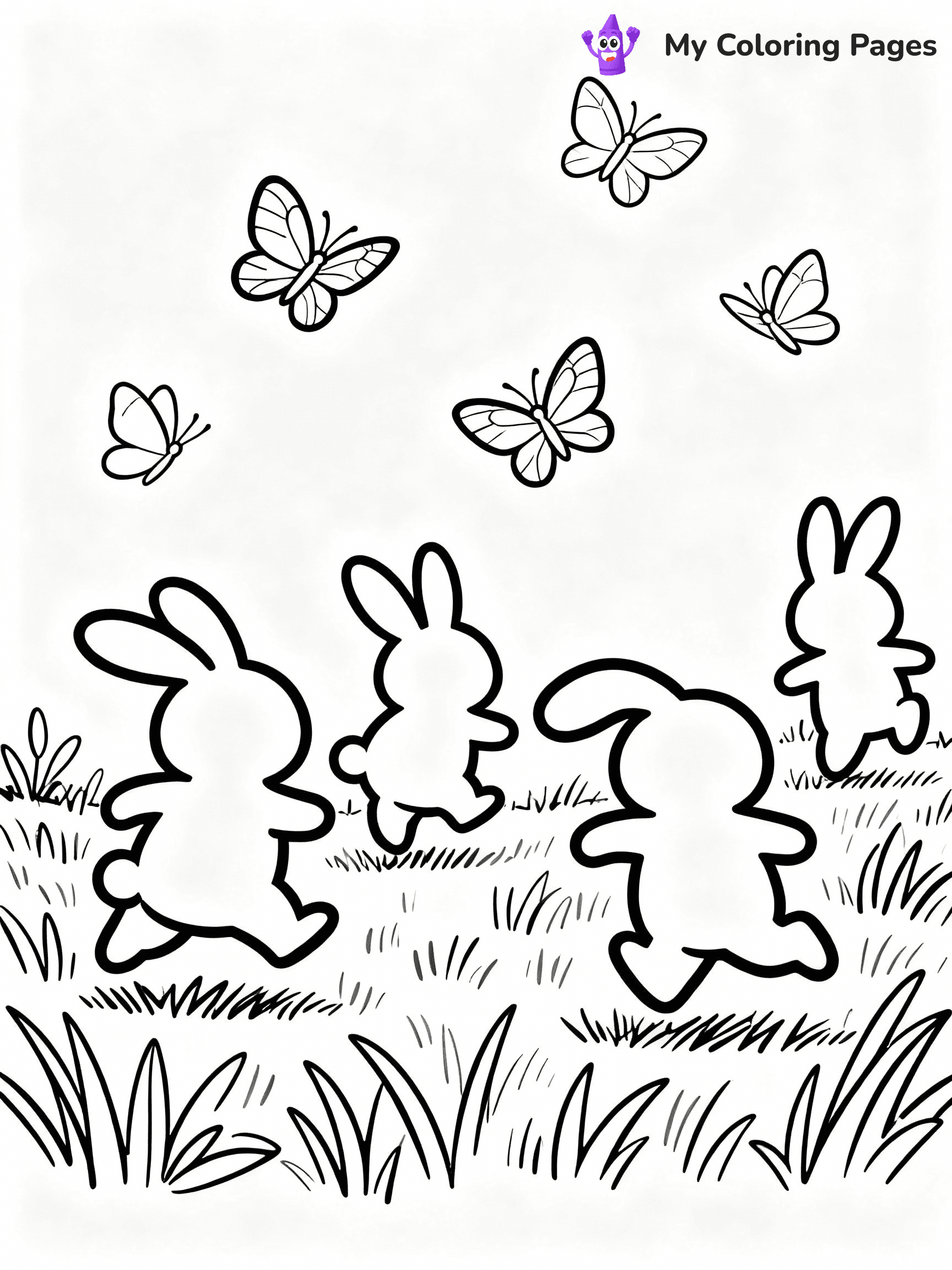 ⚠️ CRITICAL REQUIREMENT - ABSOLUTE BLACK AND WHITE ONLY ⚠️
This MUST be a BLACK AND WHITE line drawing ONLY. NO COLORS whatsoever.
- ONLY pure black lines (#000000) on pure white background (#FFFFFF)
- ABSOLUTELY NO colors, NO shading, NO gradients, NO grayscale
- If there are ANY colors in the output, the image is REJECTED
- This is a COLORING PAGE - meant to be COLORED IN by children
- The output must be UNCOLORED line art ready for coloring
⚠️ SUBJECT TO DRAW: Baby animals playing in a meadow, realistic style, bunnies hopping, butterflies fluttering above
(REMEMBER: Output must be BLACK AND WHITE line art only, NOT colored!)
# COLORING PAGE: BLACK OUTLINES ONLY - WHITE BACKGROUND MANDATORY
Create a **coloring book page** using EXACTLY two values: black lines, white space.
## NON-NEGOTIABLE BINARY RULES
- **ONLY #000000 (black) and #FFFFFF (white)** - NO other values exist
- **EVERY PIXEL = BLACK OR WHITE** - no gray/shading/antialiasing
- **WHITE BACKGROUND MANDATORY** - entire canvas stays white
- **ALL SHAPES HOLLOW** - everything is empty outlines waiting to be colored
- **FORBIDDEN:** fills, shading, gradients, patterns, textures, colors
- **NO SOLID REGIONS** - if it's not a thin line, it's wrong
## Universal Line Standards
- Black outlines ONLY - thin, uniform weight
- Every shape completely empty inside
- Closed contours suitable for coloring
- Simple flat illustration - zero depth/3D/realism
- **Style:** Whimsical Doodle Art Alley - rounded, friendly outlines (unless specified)
## Everything = Outline Only
- Characters/animals: hollow shapes
- Objects/clothing: empty contours
- Backgrounds/scenery: line work only
- Natural elements: outlined forms
- Dark/night areas: don't exist (use outlined symbols)
- Textures/patterns: convert to simple lines
## The Test
Can a child color EVERY white space with crayons? If any area is pre-filled/shaded/gray or colored in, it FAILS. Every shape must be waiting to receive color.
**FINAL OUTPUT**: Binary coloring page. Black lines define shapes. White spaces ready for coloring. Nothing else exists. No exceptions. Print-ready.
⚠️ FINAL REMINDER: Draw the subject "Baby animals playing in a meadow, realistic style, bunnies hopping, butterflies fluttering above" as BLACK AND WHITE line art. Zero colors in output.