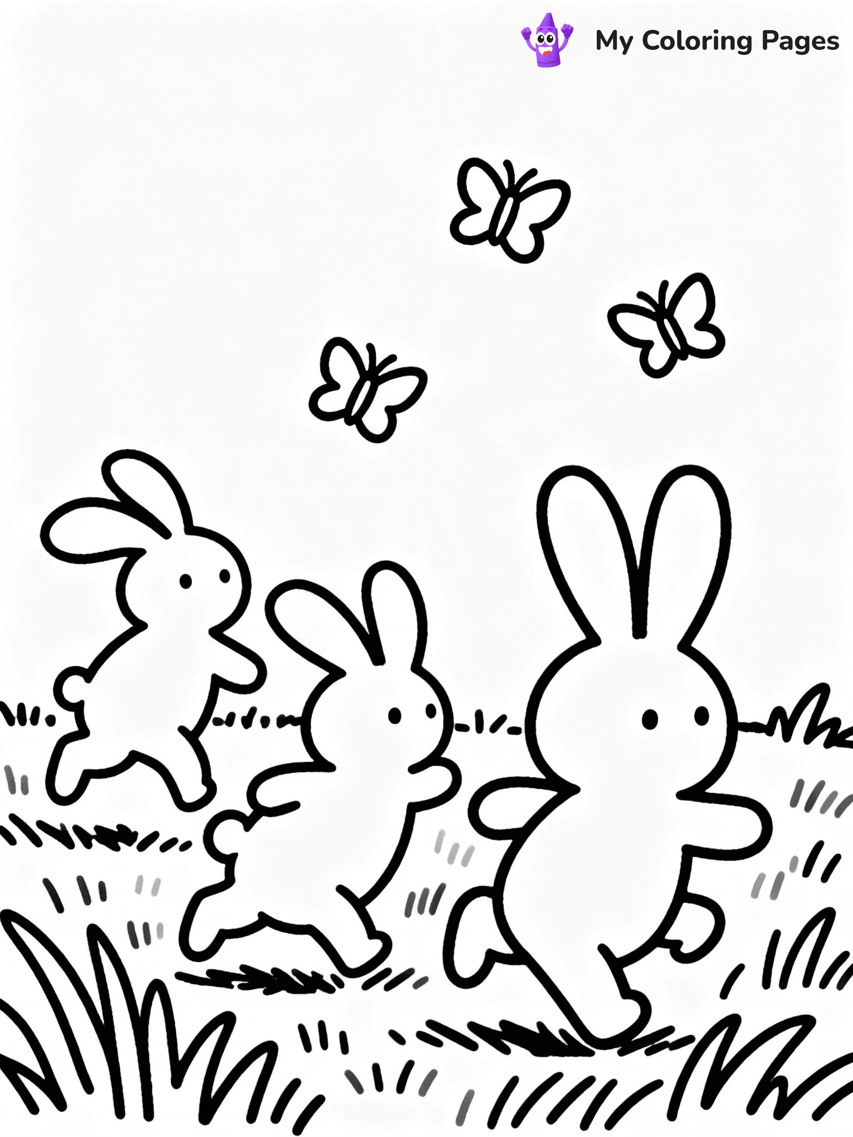 ⚠️ CRITICAL REQUIREMENT - ABSOLUTE BLACK AND WHITE ONLY ⚠️
This MUST be a BLACK AND WHITE line drawing ONLY. NO COLORS whatsoever.
- ONLY pure black lines (#000000) on pure white background (#FFFFFF)
- ABSOLUTELY NO colors, NO shading, NO gradients, NO grayscale
- If there are ANY colors in the output, the image is REJECTED
- This is a COLORING PAGE - meant to be COLORED IN by children
- The output must be UNCOLORED line art ready for coloring
⚠️ SUBJECT TO DRAW: Baby animals playing in a meadow, realistic style, bunnies hopping, butterflies fluttering above
(REMEMBER: Output must be BLACK AND WHITE line art only, NOT colored!)
# COLORING PAGE: BLACK OUTLINES ONLY - WHITE BACKGROUND MANDATORY
Create a **coloring book page** using EXACTLY two values: black lines, white space.
## NON-NEGOTIABLE BINARY RULES
- **ONLY #000000 (black) and #FFFFFF (white)** - NO other values exist
- **EVERY PIXEL = BLACK OR WHITE** - no gray/shading/antialiasing
- **WHITE BACKGROUND MANDATORY** - entire canvas stays white
- **ALL SHAPES HOLLOW** - everything is empty outlines waiting to be colored
- **FORBIDDEN:** fills, shading, gradients, patterns, textures, colors
- **NO SOLID REGIONS** - if it's not a thin line, it's wrong
## Universal Line Standards
- Black outlines ONLY - thin, uniform weight
- Every shape completely empty inside
- Closed contours suitable for coloring
- Simple flat illustration - zero depth/3D/realism
- **Style:** Whimsical Doodle Art Alley - rounded, friendly outlines (unless specified)
## Everything = Outline Only
- Characters/animals: hollow shapes
- Objects/clothing: empty contours
- Backgrounds/scenery: line work only
- Natural elements: outlined forms
- Dark/night areas: don't exist (use outlined symbols)
- Textures/patterns: convert to simple lines
## The Test
Can a child color EVERY white space with crayons? If any area is pre-filled/shaded/gray or colored in, it FAILS. Every shape must be waiting to receive color.
**FINAL OUTPUT**: Binary coloring page. Black lines define shapes. White spaces ready for coloring. Nothing else exists. No exceptions. Print-ready.
⚠️ FINAL REMINDER: Draw the subject "Baby animals playing in a meadow, realistic style, bunnies hopping, butterflies fluttering above" as BLACK AND WHITE line art. Zero colors in output.