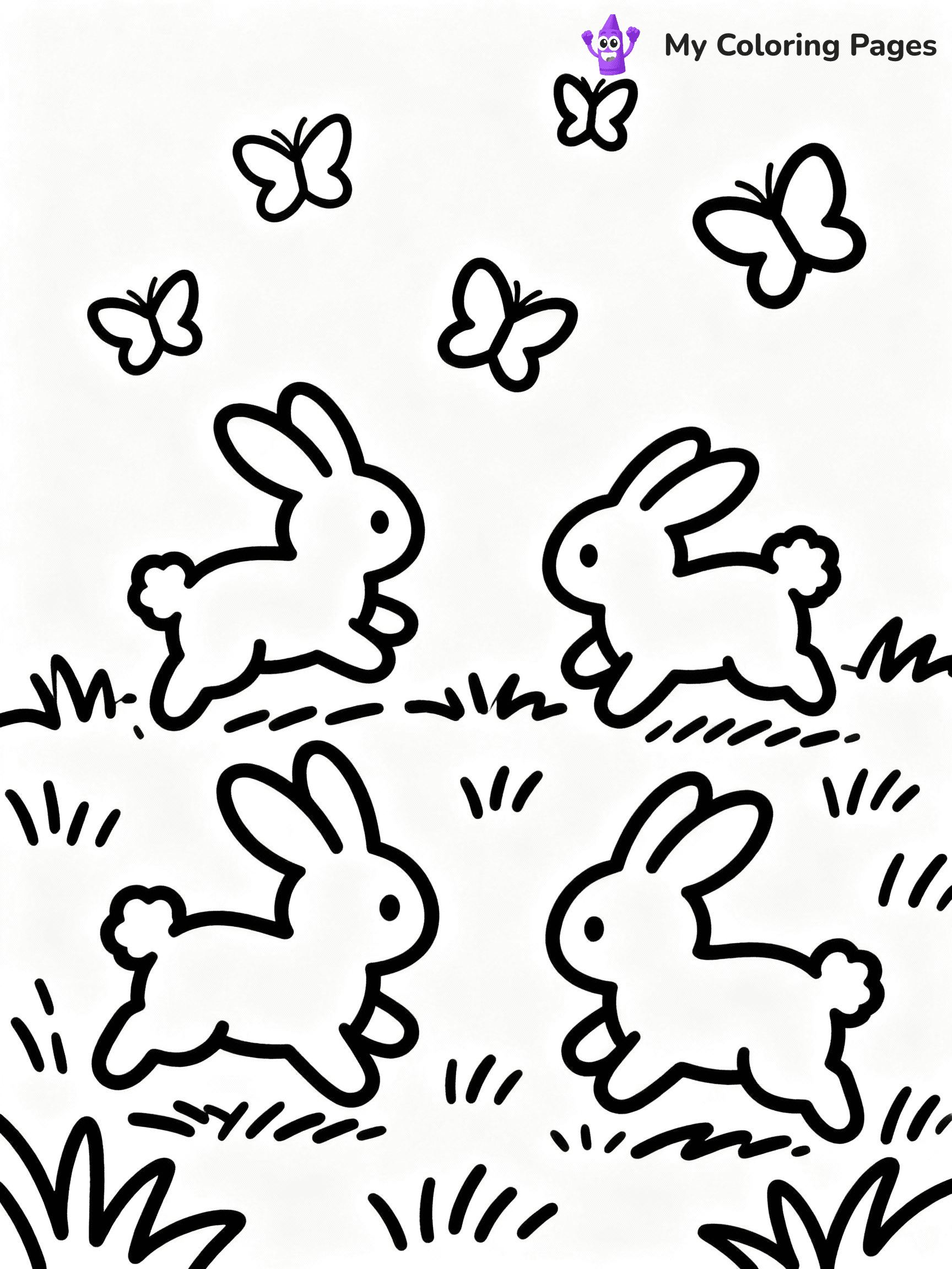 ⚠️ CRITICAL REQUIREMENT - ABSOLUTE BLACK AND WHITE ONLY ⚠️
This MUST be a BLACK AND WHITE line drawing ONLY. NO COLORS whatsoever.
- ONLY pure black lines (#000000) on pure white background (#FFFFFF)
- ABSOLUTELY NO colors, NO shading, NO gradients, NO grayscale
- If there are ANY colors in the output, the image is REJECTED
- This is a COLORING PAGE - meant to be COLORED IN by children
- The output must be UNCOLORED line art ready for coloring
⚠️ SUBJECT TO DRAW: Baby animals playing in a meadow, realistic style, bunnies hopping, butterflies fluttering above
(REMEMBER: Output must be BLACK AND WHITE line art only, NOT colored!)
# COLORING PAGE: BLACK OUTLINES ONLY - WHITE BACKGROUND MANDATORY
Create a **coloring book page** using EXACTLY two values: black lines, white space.
## NON-NEGOTIABLE BINARY RULES
- **ONLY #000000 (black) and #FFFFFF (white)** - NO other values exist
- **EVERY PIXEL = BLACK OR WHITE** - no gray/shading/antialiasing
- **WHITE BACKGROUND MANDATORY** - entire canvas stays white
- **ALL SHAPES HOLLOW** - everything is empty outlines waiting to be colored
- **FORBIDDEN:** fills, shading, gradients, patterns, textures, colors
- **NO SOLID REGIONS** - if it's not a thin line, it's wrong
## Universal Line Standards
- Black outlines ONLY - thin, uniform weight
- Every shape completely empty inside
- Closed contours suitable for coloring
- Simple flat illustration - zero depth/3D/realism
- **Style:** Whimsical Doodle Art Alley - rounded, friendly outlines (unless specified)
## Everything = Outline Only
- Characters/animals: hollow shapes
- Objects/clothing: empty contours
- Backgrounds/scenery: line work only
- Natural elements: outlined forms
- Dark/night areas: don't exist (use outlined symbols)
- Textures/patterns: convert to simple lines
## The Test
Can a child color EVERY white space with crayons? If any area is pre-filled/shaded/gray or colored in, it FAILS. Every shape must be waiting to receive color.
**FINAL OUTPUT**: Binary coloring page. Black lines define shapes. White spaces ready for coloring. Nothing else exists. No exceptions. Print-ready.
⚠️ FINAL REMINDER: Draw the subject "Baby animals playing in a meadow, realistic style, bunnies hopping, butterflies fluttering above" as BLACK AND WHITE line art. Zero colors in output.