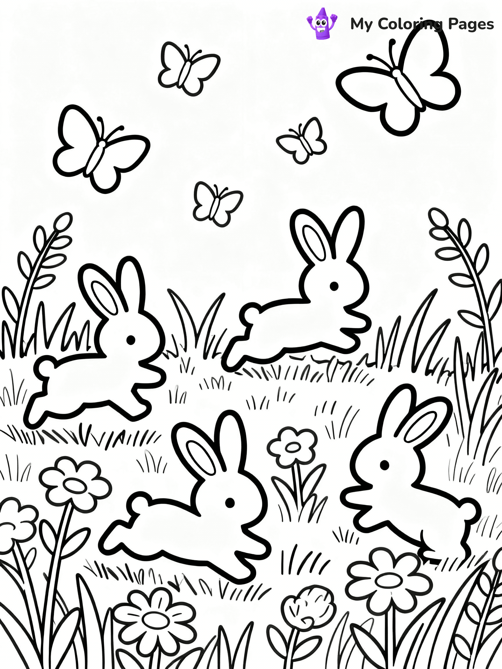 ⚠️ CRITICAL REQUIREMENT - ABSOLUTE BLACK AND WHITE ONLY ⚠️
This MUST be a BLACK AND WHITE line drawing ONLY. NO COLORS whatsoever.
- ONLY pure black lines (#000000) on pure white background (#FFFFFF)
- ABSOLUTELY NO colors, NO shading, NO gradients, NO grayscale
- If there are ANY colors in the output, the image is REJECTED
- This is a COLORING PAGE - meant to be COLORED IN by children
- The output must be UNCOLORED line art ready for coloring
⚠️ SUBJECT TO DRAW: Baby animals playing in a meadow, realistic style, bunnies hopping, butterflies fluttering above
(REMEMBER: Output must be BLACK AND WHITE line art only, NOT colored!)
# COLORING PAGE: BLACK OUTLINES ONLY - WHITE BACKGROUND MANDATORY
Create a **coloring book page** using EXACTLY two values: black lines, white space.
## NON-NEGOTIABLE BINARY RULES
- **ONLY #000000 (black) and #FFFFFF (white)** - NO other values exist
- **EVERY PIXEL = BLACK OR WHITE** - no gray/shading/antialiasing
- **WHITE BACKGROUND MANDATORY** - entire canvas stays white
- **ALL SHAPES HOLLOW** - everything is empty outlines waiting to be colored
- **FORBIDDEN:** fills, shading, gradients, patterns, textures, colors
- **NO SOLID REGIONS** - if it's not a thin line, it's wrong
## Universal Line Standards
- Black outlines ONLY - thin, uniform weight
- Every shape completely empty inside
- Closed contours suitable for coloring
- Simple flat illustration - zero depth/3D/realism
- **Style:** Whimsical Doodle Art Alley - rounded, friendly outlines (unless specified)
## Everything = Outline Only
- Characters/animals: hollow shapes
- Objects/clothing: empty contours
- Backgrounds/scenery: line work only
- Natural elements: outlined forms
- Dark/night areas: don't exist (use outlined symbols)
- Textures/patterns: convert to simple lines
## The Test
Can a child color EVERY white space with crayons? If any area is pre-filled/shaded/gray or colored in, it FAILS. Every shape must be waiting to receive color.
**FINAL OUTPUT**: Binary coloring page. Black lines define shapes. White spaces ready for coloring. Nothing else exists. No exceptions. Print-ready.
⚠️ FINAL REMINDER: Draw the subject "Baby animals playing in a meadow, realistic style, bunnies hopping, butterflies fluttering above" as BLACK AND WHITE line art. Zero colors in output.