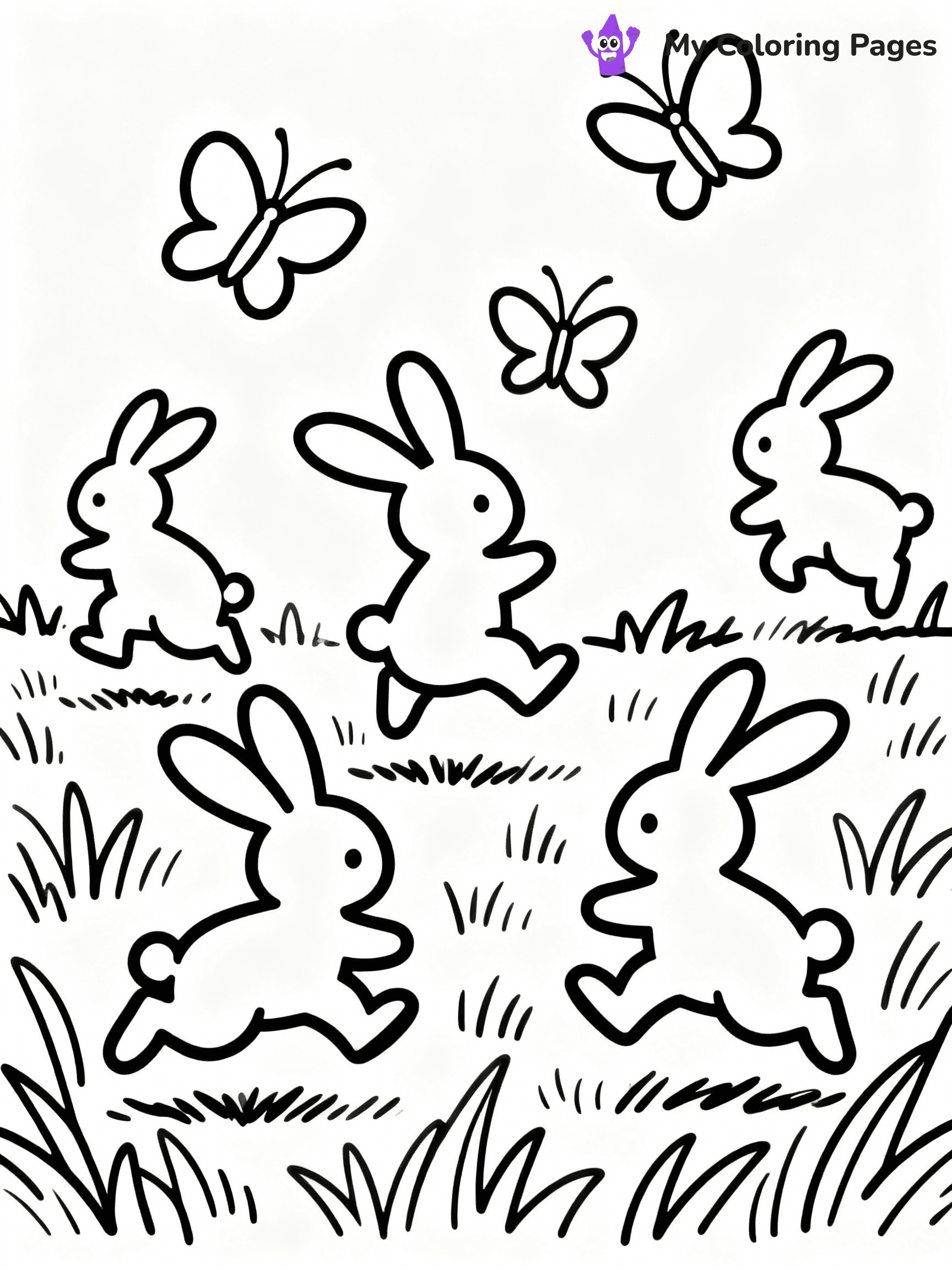 ⚠️ CRITICAL REQUIREMENT - ABSOLUTE BLACK AND WHITE ONLY ⚠️
This MUST be a BLACK AND WHITE line drawing ONLY. NO COLORS whatsoever.
- ONLY pure black lines (#000000) on pure white background (#FFFFFF)
- ABSOLUTELY NO colors, NO shading, NO gradients, NO grayscale
- If there are ANY colors in the output, the image is REJECTED
- This is a COLORING PAGE - meant to be COLORED IN by children
- The output must be UNCOLORED line art ready for coloring
⚠️ SUBJECT TO DRAW: Baby animals playing in a meadow, realistic style, bunnies hopping, butterflies fluttering above
(REMEMBER: Output must be BLACK AND WHITE line art only, NOT colored!)
# COLORING PAGE: BLACK OUTLINES ONLY - WHITE BACKGROUND MANDATORY
Create a **coloring book page** using EXACTLY two values: black lines, white space.
## NON-NEGOTIABLE BINARY RULES
- **ONLY #000000 (black) and #FFFFFF (white)** - NO other values exist
- **EVERY PIXEL = BLACK OR WHITE** - no gray/shading/antialiasing
- **WHITE BACKGROUND MANDATORY** - entire canvas stays white
- **ALL SHAPES HOLLOW** - everything is empty outlines waiting to be colored
- **FORBIDDEN:** fills, shading, gradients, patterns, textures, colors
- **NO SOLID REGIONS** - if it's not a thin line, it's wrong
## Universal Line Standards
- Black outlines ONLY - thin, uniform weight
- Every shape completely empty inside
- Closed contours suitable for coloring
- Simple flat illustration - zero depth/3D/realism
- **Style:** Whimsical Doodle Art Alley - rounded, friendly outlines (unless specified)
## Everything = Outline Only
- Characters/animals: hollow shapes
- Objects/clothing: empty contours
- Backgrounds/scenery: line work only
- Natural elements: outlined forms
- Dark/night areas: don't exist (use outlined symbols)
- Textures/patterns: convert to simple lines
## The Test
Can a child color EVERY white space with crayons? If any area is pre-filled/shaded/gray or colored in, it FAILS. Every shape must be waiting to receive color.
**FINAL OUTPUT**: Binary coloring page. Black lines define shapes. White spaces ready for coloring. Nothing else exists. No exceptions. Print-ready.
⚠️ FINAL REMINDER: Draw the subject "Baby animals playing in a meadow, realistic style, bunnies hopping, butterflies fluttering above" as BLACK AND WHITE line art. Zero colors in output.