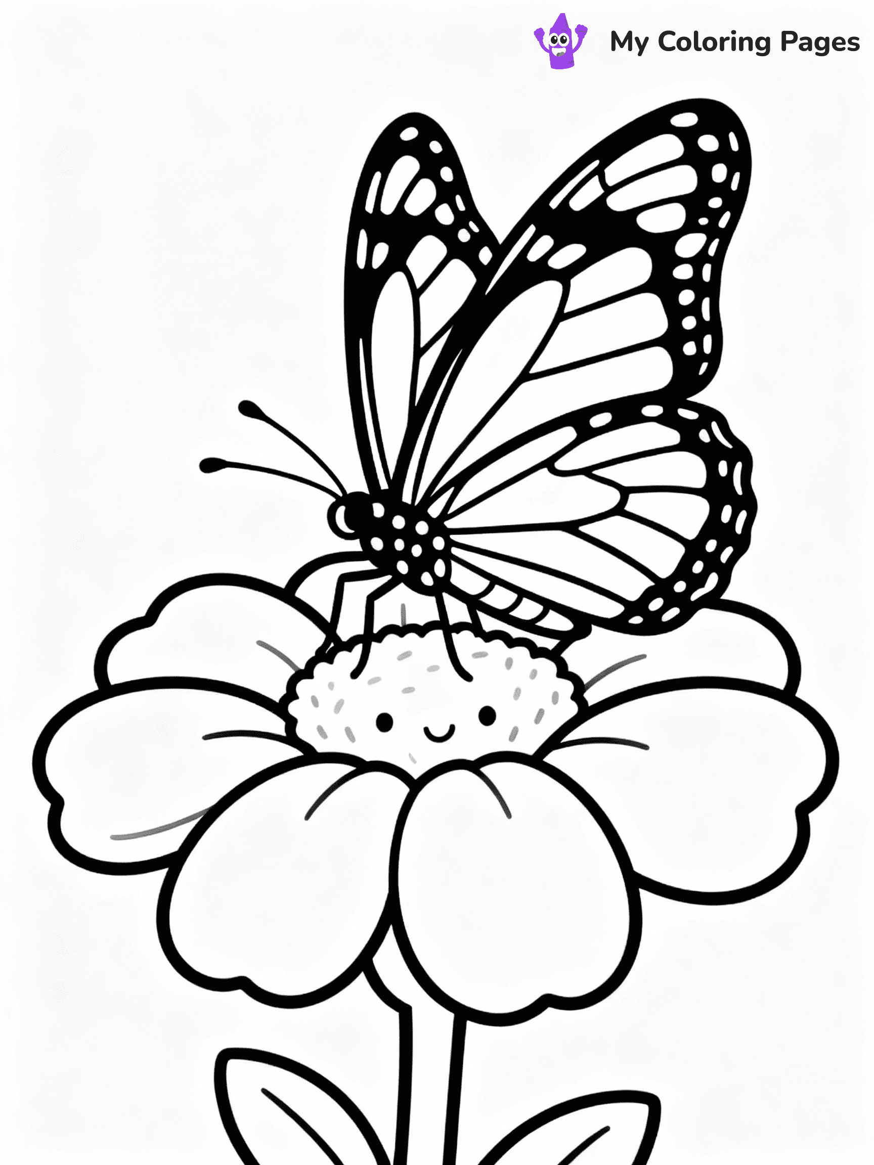 ⚠️ CRITICAL REQUIREMENT - ABSOLUTE BLACK AND WHITE ONLY ⚠️
This MUST be a BLACK AND WHITE line drawing ONLY. NO COLORS whatsoever.
- ONLY pure black lines (#000000) on pure white background (#FFFFFF)
- ABSOLUTELY NO colors, NO shading, NO gradients, NO grayscale
- If there are ANY colors in the output, the image is REJECTED
- This is a COLORING PAGE - meant to be COLORED IN by children
- The output must be UNCOLORED line art ready for coloring
⚠️ SUBJECT TO DRAW: Realistic butterfly perched on a flower, intricate wing patterns, soft petals surrounding, lifelike proportions
(REMEMBER: Output must be BLACK AND WHITE line art only, NOT colored!)
# COLORING PAGE: BLACK OUTLINES ONLY - WHITE BACKGROUND MANDATORY
Create a **coloring book page** using EXACTLY two values: black lines, white space.
## NON-NEGOTIABLE BINARY RULES
- **ONLY #000000 (black) and #FFFFFF (white)** - NO other values exist
- **EVERY PIXEL = BLACK OR WHITE** - no gray/shading/antialiasing
- **WHITE BACKGROUND MANDATORY** - entire canvas stays white
- **ALL SHAPES HOLLOW** - everything is empty outlines waiting to be colored
- **FORBIDDEN:** fills, shading, gradients, patterns, textures, colors
- **NO SOLID REGIONS** - if it's not a thin line, it's wrong
## Universal Line Standards
- Black outlines ONLY - thin, uniform weight
- Every shape completely empty inside
- Closed contours suitable for coloring
- Simple flat illustration - zero depth/3D/realism
- **Style:** Whimsical Doodle Art Alley - rounded, friendly outlines (unless specified)
## Everything = Outline Only
- Characters/animals: hollow shapes
- Objects/clothing: empty contours
- Backgrounds/scenery: line work only
- Natural elements: outlined forms
- Dark/night areas: don't exist (use outlined symbols)
- Textures/patterns: convert to simple lines
## The Test
Can a child color EVERY white space with crayons? If any area is pre-filled/shaded/gray or colored in, it FAILS. Every shape must be waiting to receive color.
**FINAL OUTPUT**: Binary coloring page. Black lines define shapes. White spaces ready for coloring. Nothing else exists. No exceptions. Print-ready.
⚠️ FINAL REMINDER: Draw the subject "Realistic butterfly perched on a flower, intricate wing patterns, soft petals surrounding, lifelike proportions" as BLACK AND WHITE line art. Zero colors in output.