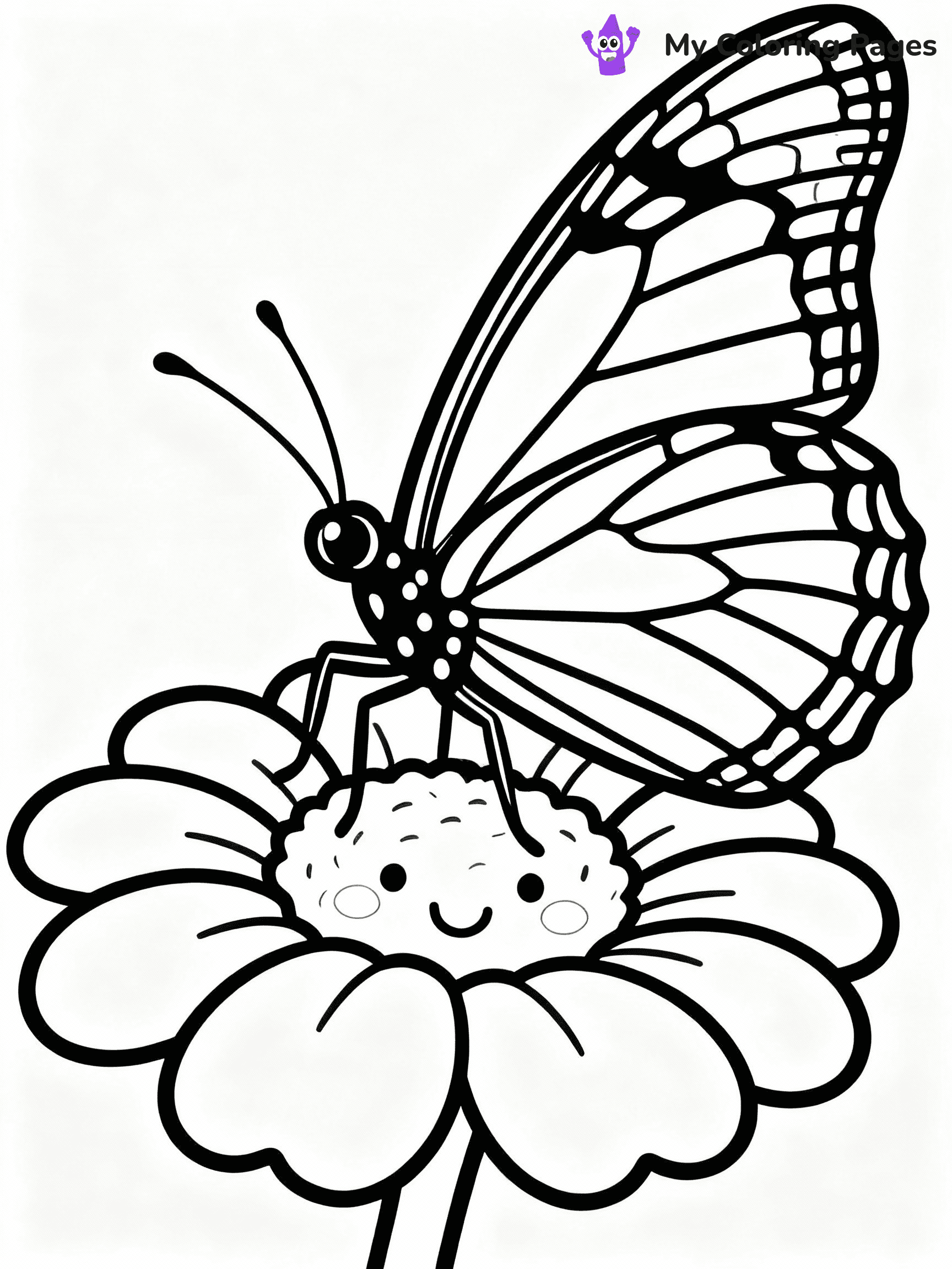 ⚠️ CRITICAL REQUIREMENT - ABSOLUTE BLACK AND WHITE ONLY ⚠️
This MUST be a BLACK AND WHITE line drawing ONLY. NO COLORS whatsoever.
- ONLY pure black lines (#000000) on pure white background (#FFFFFF)
- ABSOLUTELY NO colors, NO shading, NO gradients, NO grayscale
- If there are ANY colors in the output, the image is REJECTED
- This is a COLORING PAGE - meant to be COLORED IN by children
- The output must be UNCOLORED line art ready for coloring
⚠️ SUBJECT TO DRAW: Realistic butterfly perched on a flower, intricate wing patterns, soft petals surrounding, lifelike proportions
(REMEMBER: Output must be BLACK AND WHITE line art only, NOT colored!)
# COLORING PAGE: BLACK OUTLINES ONLY - WHITE BACKGROUND MANDATORY
Create a **coloring book page** using EXACTLY two values: black lines, white space.
## NON-NEGOTIABLE BINARY RULES
- **ONLY #000000 (black) and #FFFFFF (white)** - NO other values exist
- **EVERY PIXEL = BLACK OR WHITE** - no gray/shading/antialiasing
- **WHITE BACKGROUND MANDATORY** - entire canvas stays white
- **ALL SHAPES HOLLOW** - everything is empty outlines waiting to be colored
- **FORBIDDEN:** fills, shading, gradients, patterns, textures, colors
- **NO SOLID REGIONS** - if it's not a thin line, it's wrong
## Universal Line Standards
- Black outlines ONLY - thin, uniform weight
- Every shape completely empty inside
- Closed contours suitable for coloring
- Simple flat illustration - zero depth/3D/realism
- **Style:** Whimsical Doodle Art Alley - rounded, friendly outlines (unless specified)
## Everything = Outline Only
- Characters/animals: hollow shapes
- Objects/clothing: empty contours
- Backgrounds/scenery: line work only
- Natural elements: outlined forms
- Dark/night areas: don't exist (use outlined symbols)
- Textures/patterns: convert to simple lines
## The Test
Can a child color EVERY white space with crayons? If any area is pre-filled/shaded/gray or colored in, it FAILS. Every shape must be waiting to receive color.
**FINAL OUTPUT**: Binary coloring page. Black lines define shapes. White spaces ready for coloring. Nothing else exists. No exceptions. Print-ready.
⚠️ FINAL REMINDER: Draw the subject "Realistic butterfly perched on a flower, intricate wing patterns, soft petals surrounding, lifelike proportions" as BLACK AND WHITE line art. Zero colors in output.
