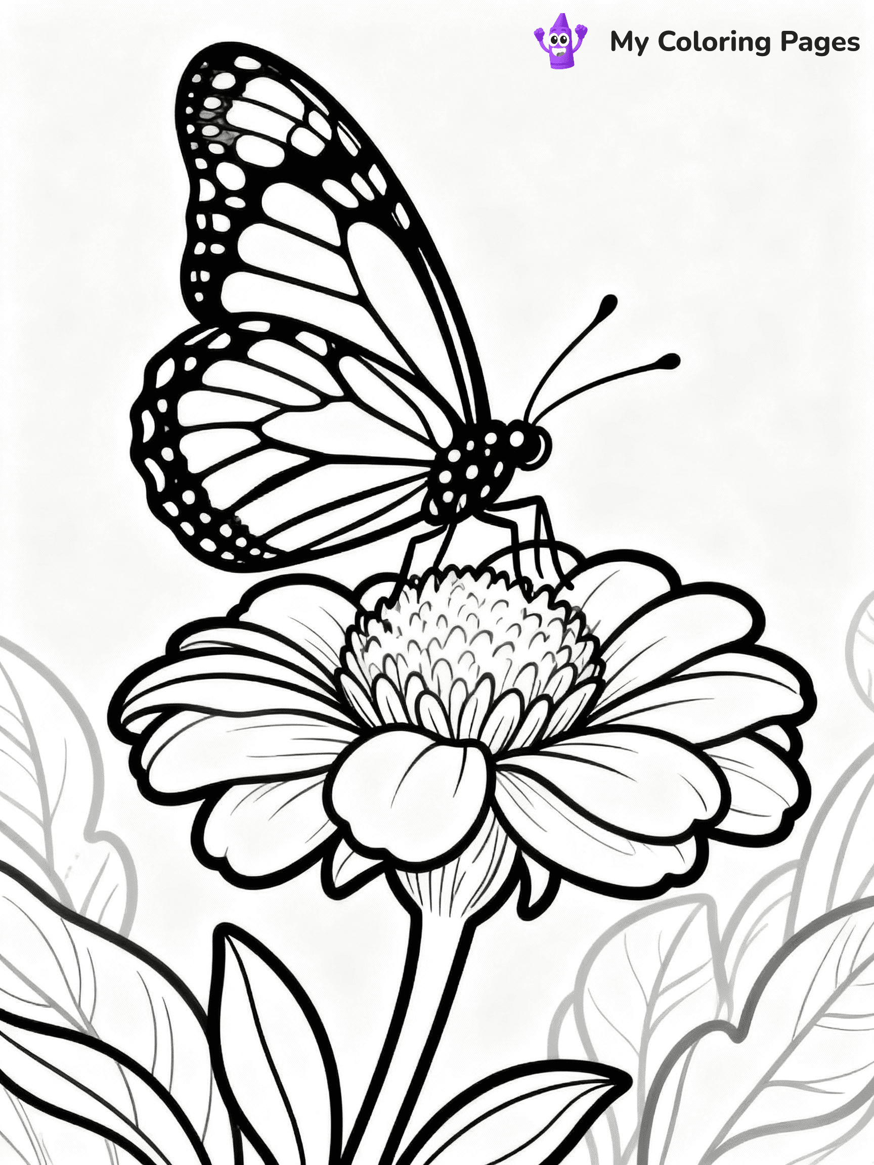 ⚠️ CRITICAL REQUIREMENT - ABSOLUTE BLACK AND WHITE ONLY ⚠️
This MUST be a BLACK AND WHITE line drawing ONLY. NO COLORS whatsoever.
- ONLY pure black lines (#000000) on pure white background (#FFFFFF)
- ABSOLUTELY NO colors, NO shading, NO gradients, NO grayscale
- If there are ANY colors in the output, the image is REJECTED
- This is a COLORING PAGE - meant to be COLORED IN by children
- The output must be UNCOLORED line art ready for coloring
⚠️ SUBJECT TO DRAW: Realistic butterfly perched on a flower, intricate wing patterns, soft petals surrounding, lifelike proportions
(REMEMBER: Output must be BLACK AND WHITE line art only, NOT colored!)
# COLORING PAGE: BLACK OUTLINES ONLY - WHITE BACKGROUND MANDATORY
Create a **coloring book page** using EXACTLY two values: black lines, white space.
## NON-NEGOTIABLE BINARY RULES
- **ONLY #000000 (black) and #FFFFFF (white)** - NO other values exist
- **EVERY PIXEL = BLACK OR WHITE** - no gray/shading/antialiasing
- **WHITE BACKGROUND MANDATORY** - entire canvas stays white
- **ALL SHAPES HOLLOW** - everything is empty outlines waiting to be colored
- **FORBIDDEN:** fills, shading, gradients, patterns, textures, colors
- **NO SOLID REGIONS** - if it's not a thin line, it's wrong
## Universal Line Standards
- Black outlines ONLY - thin, uniform weight
- Every shape completely empty inside
- Closed contours suitable for coloring
- Simple flat illustration - zero depth/3D/realism
- **Style:** Whimsical Doodle Art Alley - rounded, friendly outlines (unless specified)
## Everything = Outline Only
- Characters/animals: hollow shapes
- Objects/clothing: empty contours
- Backgrounds/scenery: line work only
- Natural elements: outlined forms
- Dark/night areas: don't exist (use outlined symbols)
- Textures/patterns: convert to simple lines
## The Test
Can a child color EVERY white space with crayons? If any area is pre-filled/shaded/gray or colored in, it FAILS. Every shape must be waiting to receive color.
**FINAL OUTPUT**: Binary coloring page. Black lines define shapes. White spaces ready for coloring. Nothing else exists. No exceptions. Print-ready.
⚠️ FINAL REMINDER: Draw the subject "Realistic butterfly perched on a flower, intricate wing patterns, soft petals surrounding, lifelike proportions" as BLACK AND WHITE line art. Zero colors in output.