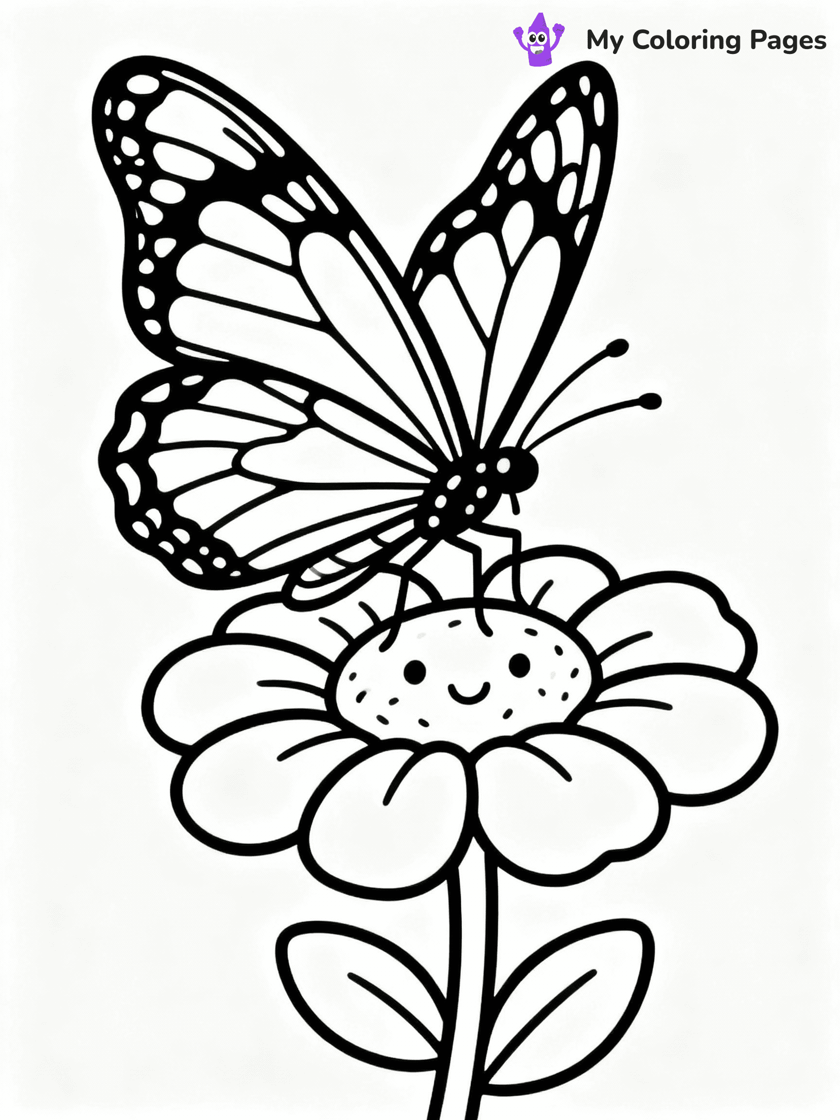 ⚠️ CRITICAL REQUIREMENT - ABSOLUTE BLACK AND WHITE ONLY ⚠️
This MUST be a BLACK AND WHITE line drawing ONLY. NO COLORS whatsoever.
- ONLY pure black lines (#000000) on pure white background (#FFFFFF)
- ABSOLUTELY NO colors, NO shading, NO gradients, NO grayscale
- If there are ANY colors in the output, the image is REJECTED
- This is a COLORING PAGE - meant to be COLORED IN by children
- The output must be UNCOLORED line art ready for coloring
⚠️ SUBJECT TO DRAW: Realistic butterfly perched on a flower, intricate wing patterns, soft petals surrounding, lifelike proportions
(REMEMBER: Output must be BLACK AND WHITE line art only, NOT colored!)
# COLORING PAGE: BLACK OUTLINES ONLY - WHITE BACKGROUND MANDATORY
Create a **coloring book page** using EXACTLY two values: black lines, white space.
## NON-NEGOTIABLE BINARY RULES
- **ONLY #000000 (black) and #FFFFFF (white)** - NO other values exist
- **EVERY PIXEL = BLACK OR WHITE** - no gray/shading/antialiasing
- **WHITE BACKGROUND MANDATORY** - entire canvas stays white
- **ALL SHAPES HOLLOW** - everything is empty outlines waiting to be colored
- **FORBIDDEN:** fills, shading, gradients, patterns, textures, colors
- **NO SOLID REGIONS** - if it's not a thin line, it's wrong
## Universal Line Standards
- Black outlines ONLY - thin, uniform weight
- Every shape completely empty inside
- Closed contours suitable for coloring
- Simple flat illustration - zero depth/3D/realism
- **Style:** Whimsical Doodle Art Alley - rounded, friendly outlines (unless specified)
## Everything = Outline Only
- Characters/animals: hollow shapes
- Objects/clothing: empty contours
- Backgrounds/scenery: line work only
- Natural elements: outlined forms
- Dark/night areas: don't exist (use outlined symbols)
- Textures/patterns: convert to simple lines
## The Test
Can a child color EVERY white space with crayons? If any area is pre-filled/shaded/gray or colored in, it FAILS. Every shape must be waiting to receive color.
**FINAL OUTPUT**: Binary coloring page. Black lines define shapes. White spaces ready for coloring. Nothing else exists. No exceptions. Print-ready.
⚠️ FINAL REMINDER: Draw the subject "Realistic butterfly perched on a flower, intricate wing patterns, soft petals surrounding, lifelike proportions" as BLACK AND WHITE line art. Zero colors in output.