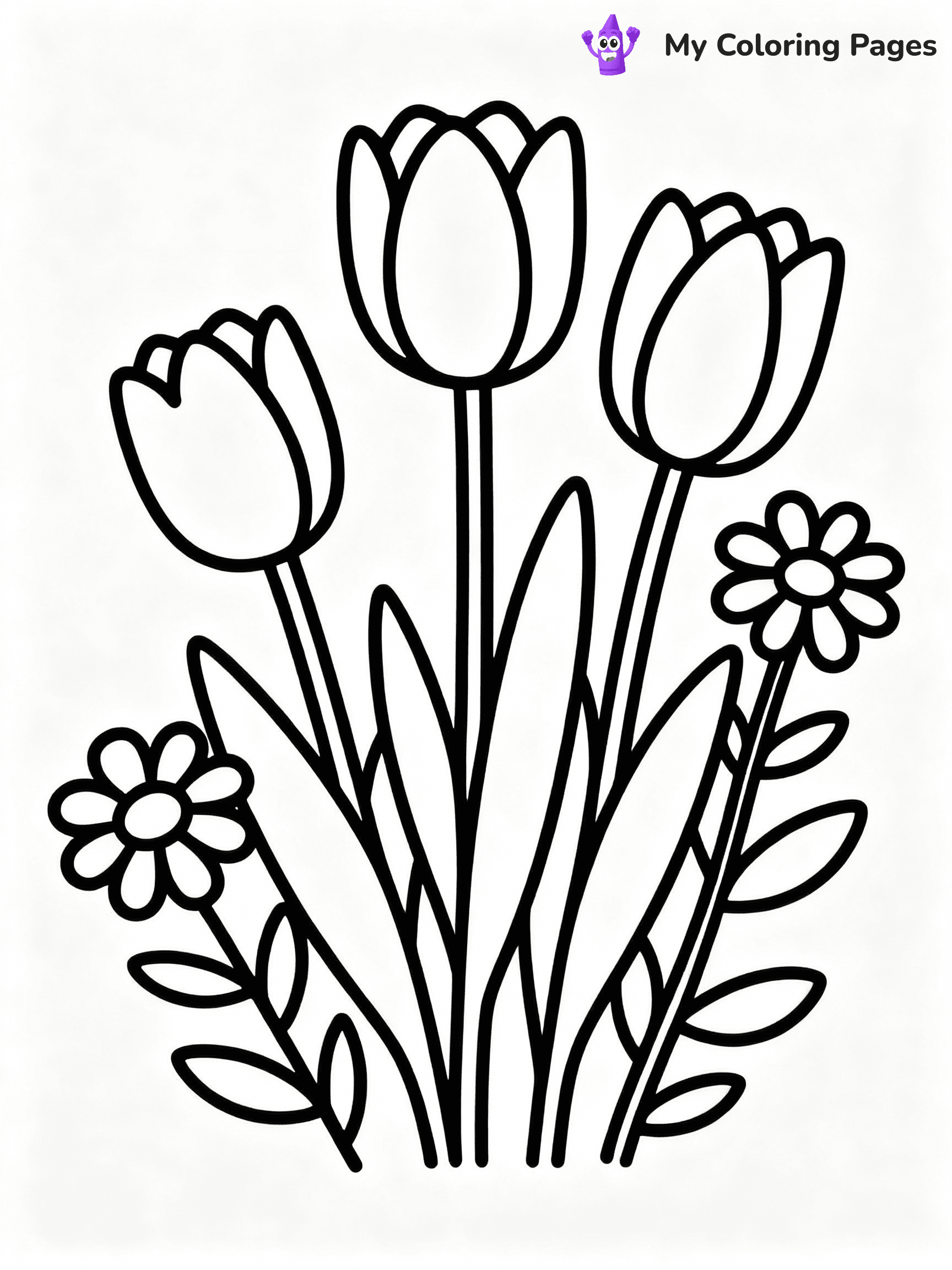 ⚠️ CRITICAL REQUIREMENT - ABSOLUTE BLACK AND WHITE ONLY ⚠️
This MUST be a BLACK AND WHITE line drawing ONLY. NO COLORS whatsoever.
- ONLY pure black lines (#000000) on pure white background (#FFFFFF)
- ABSOLUTELY NO colors, NO shading, NO gradients, NO grayscale
- If there are ANY colors in the output, the image is REJECTED
- This is a COLORING PAGE - meant to be COLORED IN by children
- The output must be UNCOLORED line art ready for coloring
⚠️ SUBJECT TO DRAW: spring flowers, tulips and daisies, outlined in a whimsical style, leaves detailed
(REMEMBER: Output must be BLACK AND WHITE line art only, NOT colored!)
# COLORING PAGE: BLACK OUTLINES ONLY - WHITE BACKGROUND MANDATORY
Create a **coloring book page** using EXACTLY two values: black lines, white space.
## NON-NEGOTIABLE BINARY RULES
- **ONLY #000000 (black) and #FFFFFF (white)** - NO other values exist
- **EVERY PIXEL = BLACK OR WHITE** - no gray/shading/antialiasing
- **WHITE BACKGROUND MANDATORY** - entire canvas stays white
- **ALL SHAPES HOLLOW** - everything is empty outlines waiting to be colored
- **FORBIDDEN:** fills, shading, gradients, patterns, textures, colors
- **NO SOLID REGIONS** - if it's not a thin line, it's wrong
## Universal Line Standards
- Black outlines ONLY - thin, uniform weight
- Every shape completely empty inside
- Closed contours suitable for coloring
- Simple flat illustration - zero depth/3D/realism
- **Style:** Whimsical Doodle Art Alley - rounded, friendly outlines (unless specified)
## Everything = Outline Only
- Characters/animals: hollow shapes
- Objects/clothing: empty contours
- Backgrounds/scenery: line work only
- Natural elements: outlined forms
- Dark/night areas: don't exist (use outlined symbols)
- Textures/patterns: convert to simple lines
## The Test
Can a child color EVERY white space with crayons? If any area is pre-filled/shaded/gray or colored in, it FAILS. Every shape must be waiting to receive color.
**FINAL OUTPUT**: Binary coloring page. Black lines define shapes. White spaces ready for coloring. Nothing else exists. No exceptions. Print-ready.
⚠️ FINAL REMINDER: Draw the subject "spring flowers, tulips and daisies, outlined in a whimsical style, leaves detailed" as BLACK AND WHITE line art. Zero colors in output.