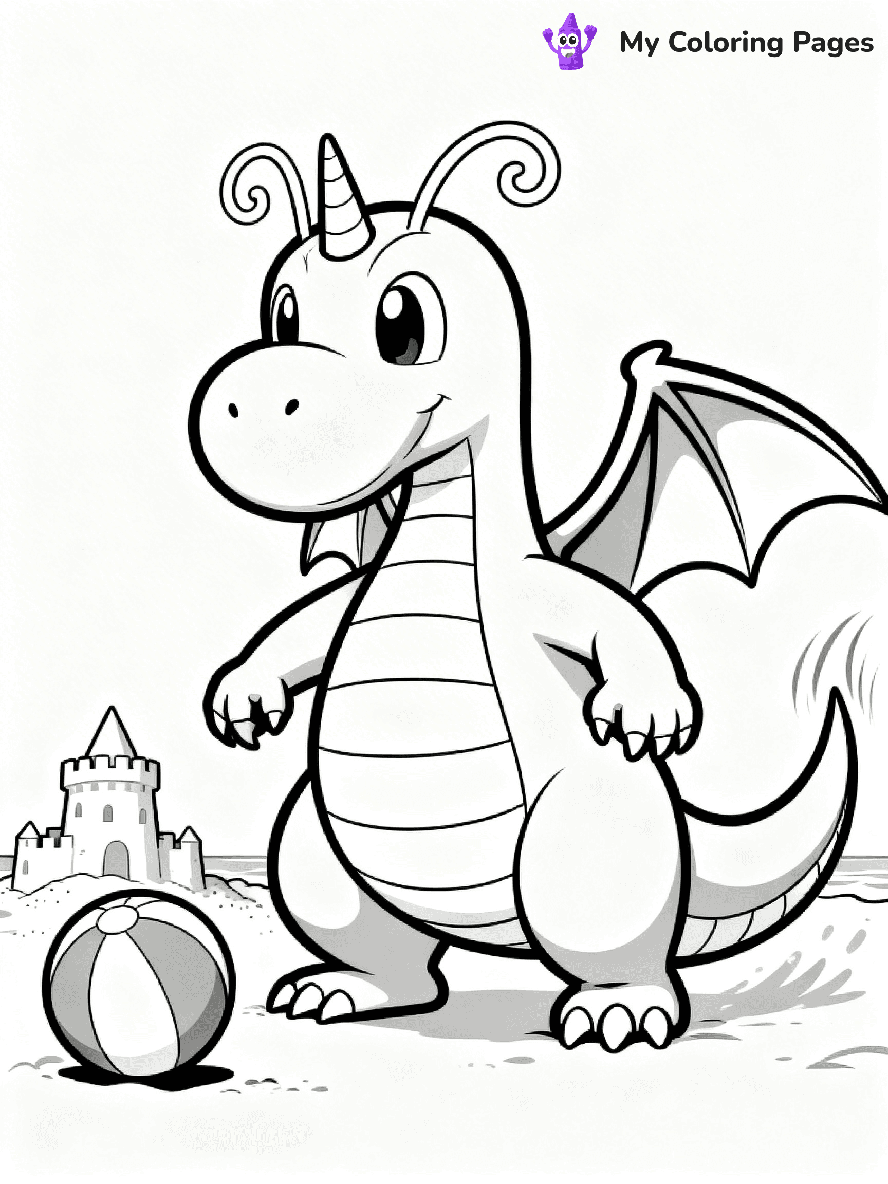 Dragonite Coloring Pages - 17