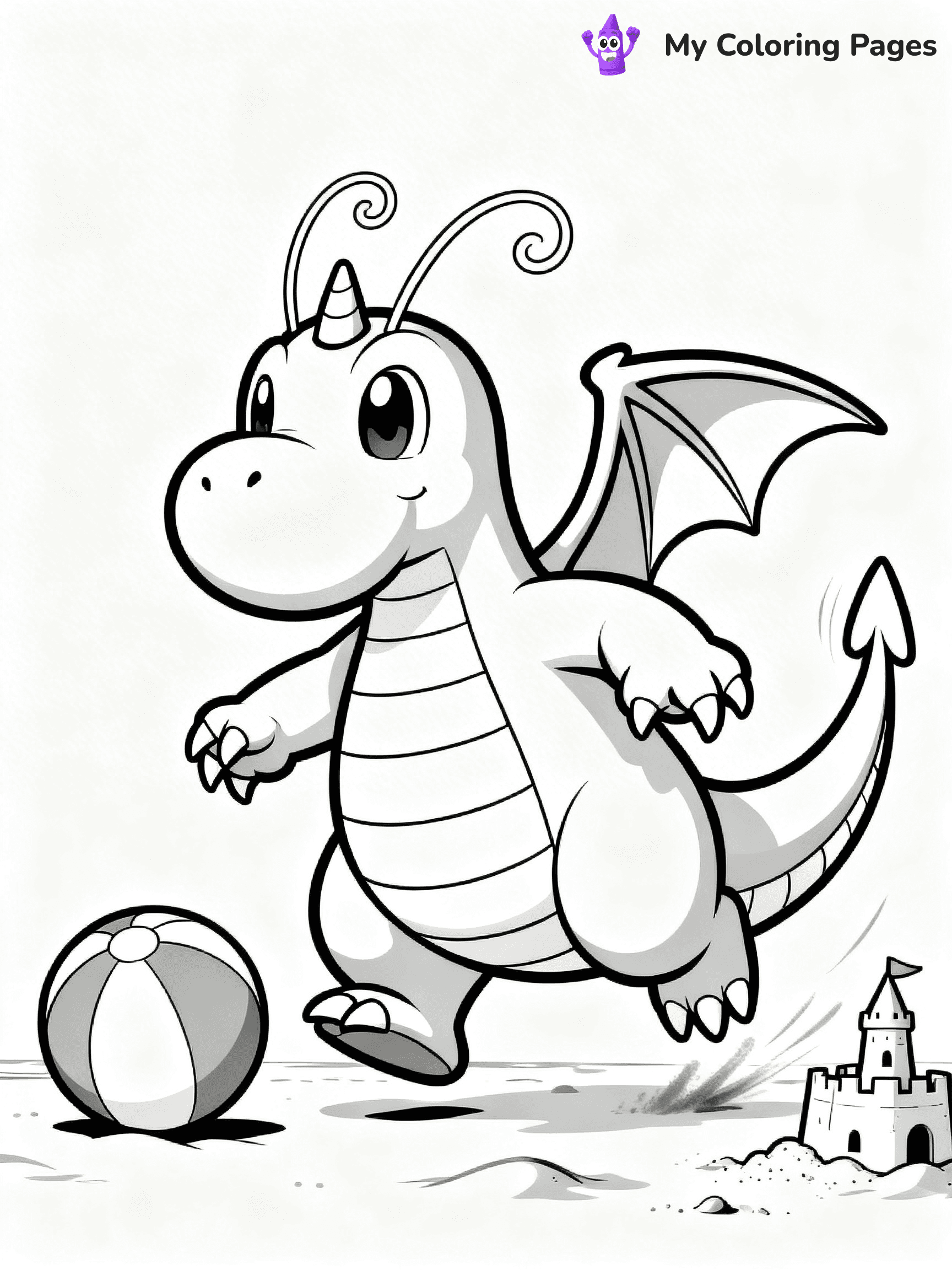 Dragonite Coloring Pages - 16