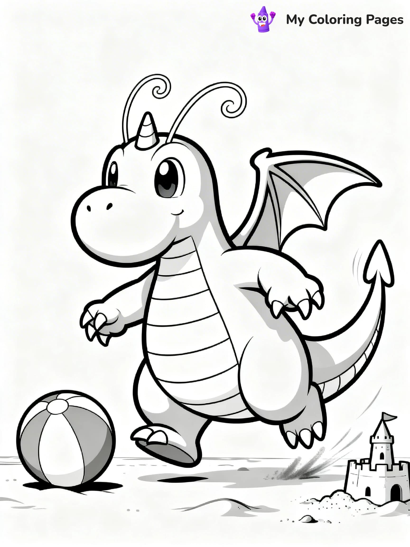 Dragonite Coloring Pages - 16