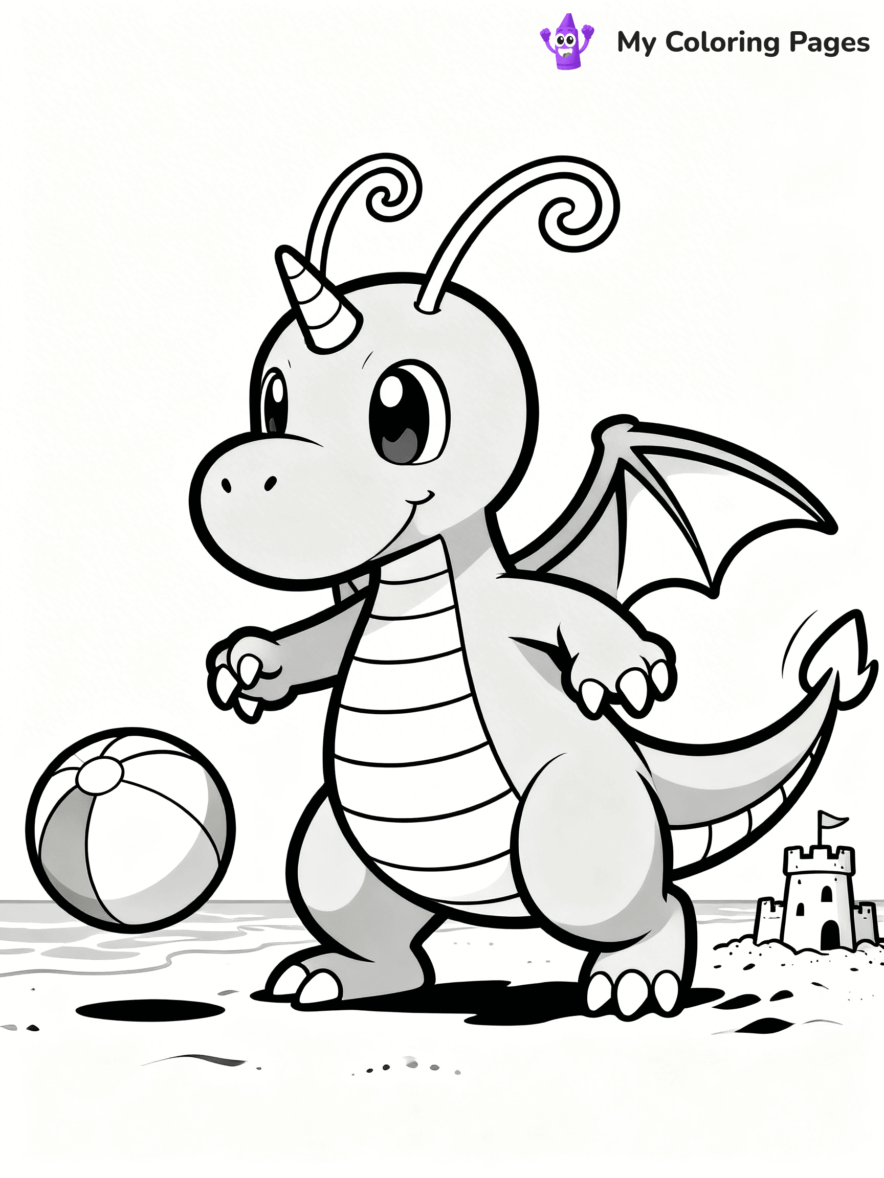 Dragonite Coloring Pages - 15