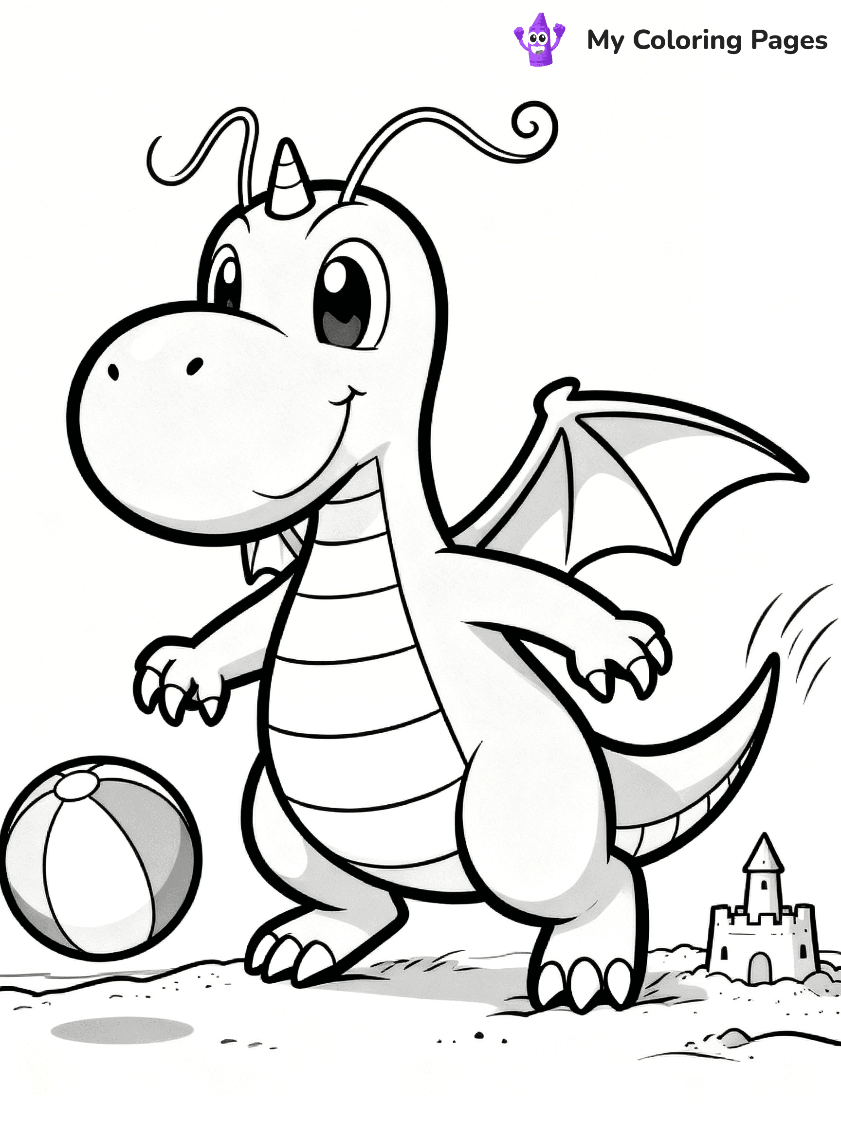 Dragonite Coloring Pages - 14