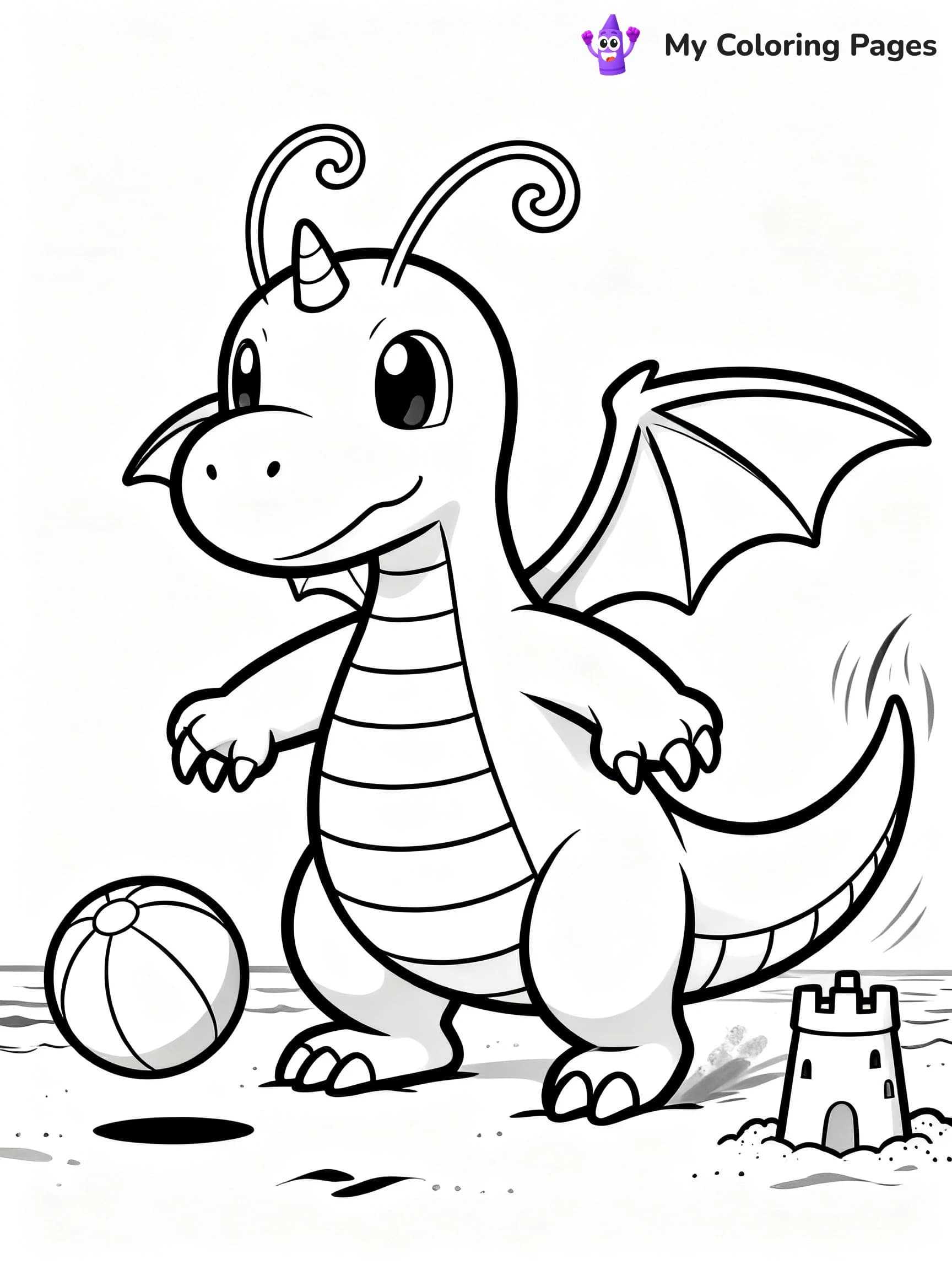 Dragonite Coloring Pages - 13