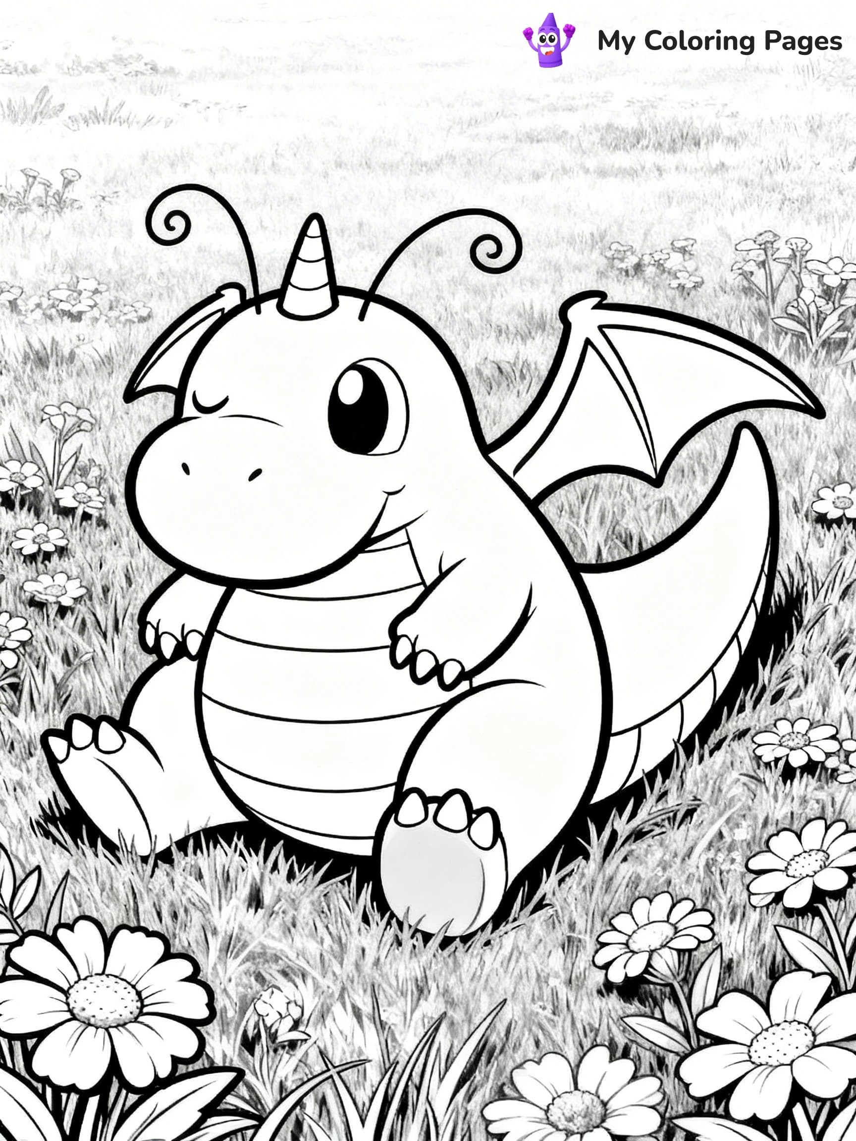 Dragonite Coloring Pages - 10